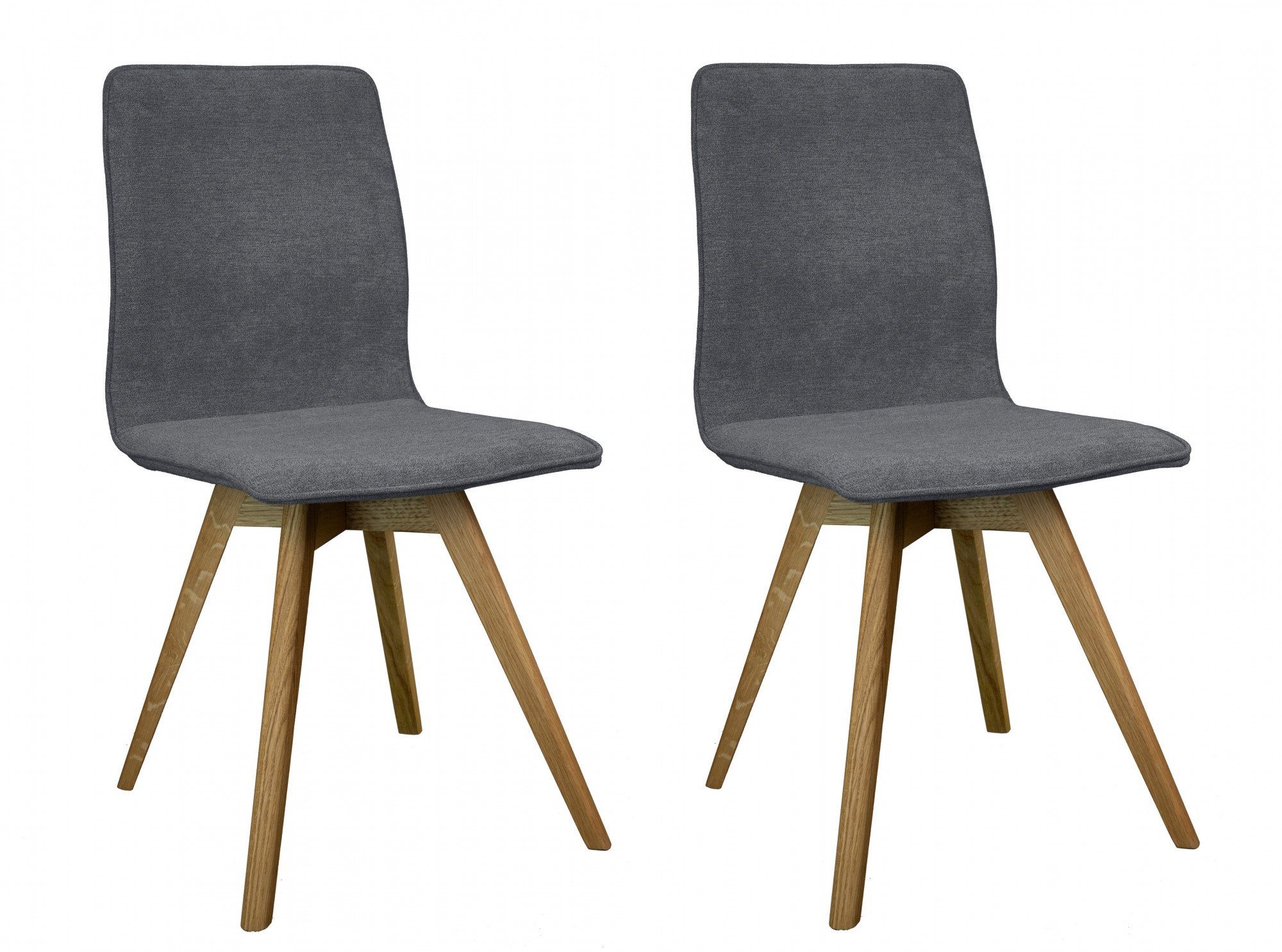 andas Eetkamerstoel Rania (set, 2 stuks) 4 poot stoelen zwart