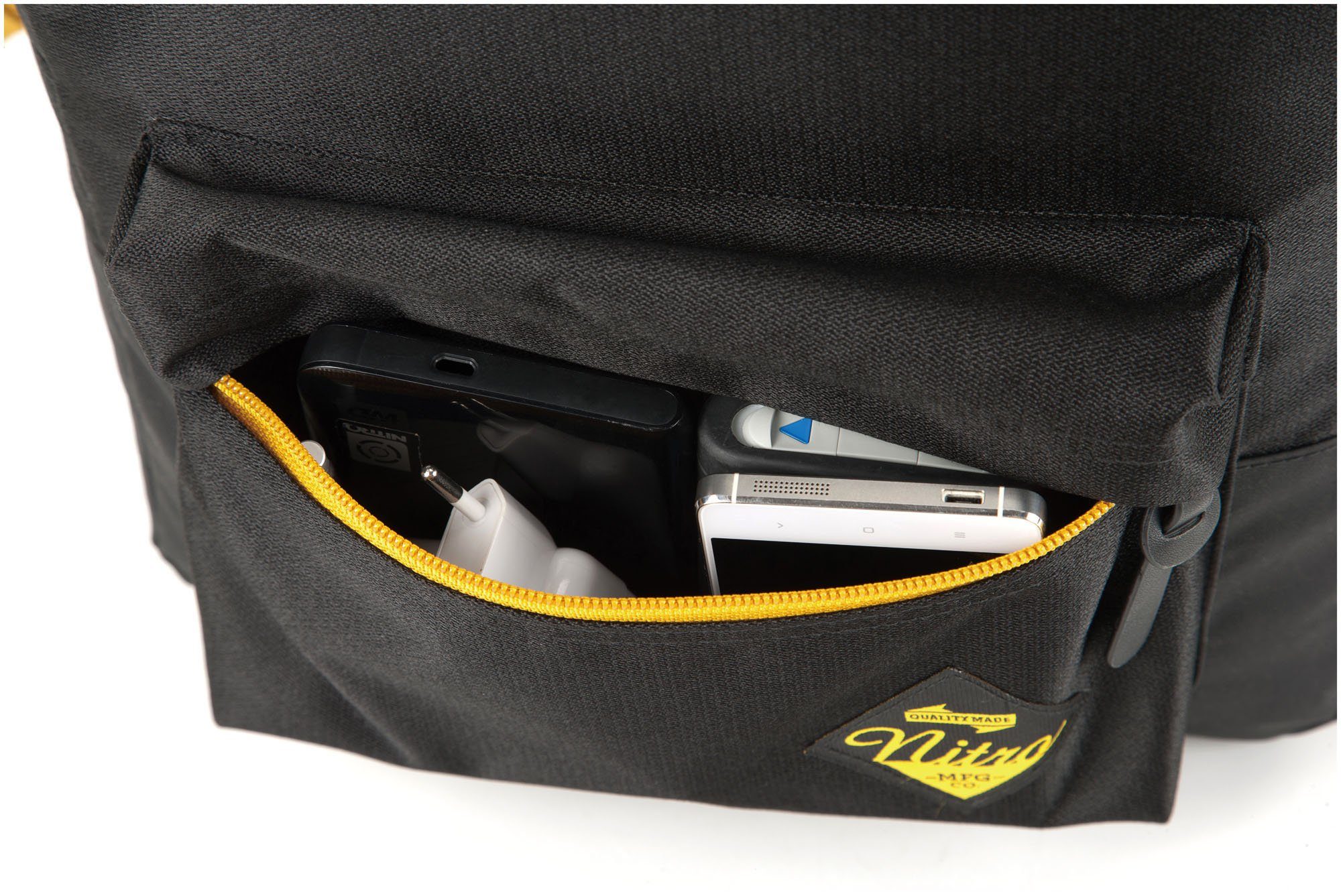 NITRO Vrijetijdsrugzak Urban Classic Daypack met laptopvak, alledaagse rugzak, schoolrugzak