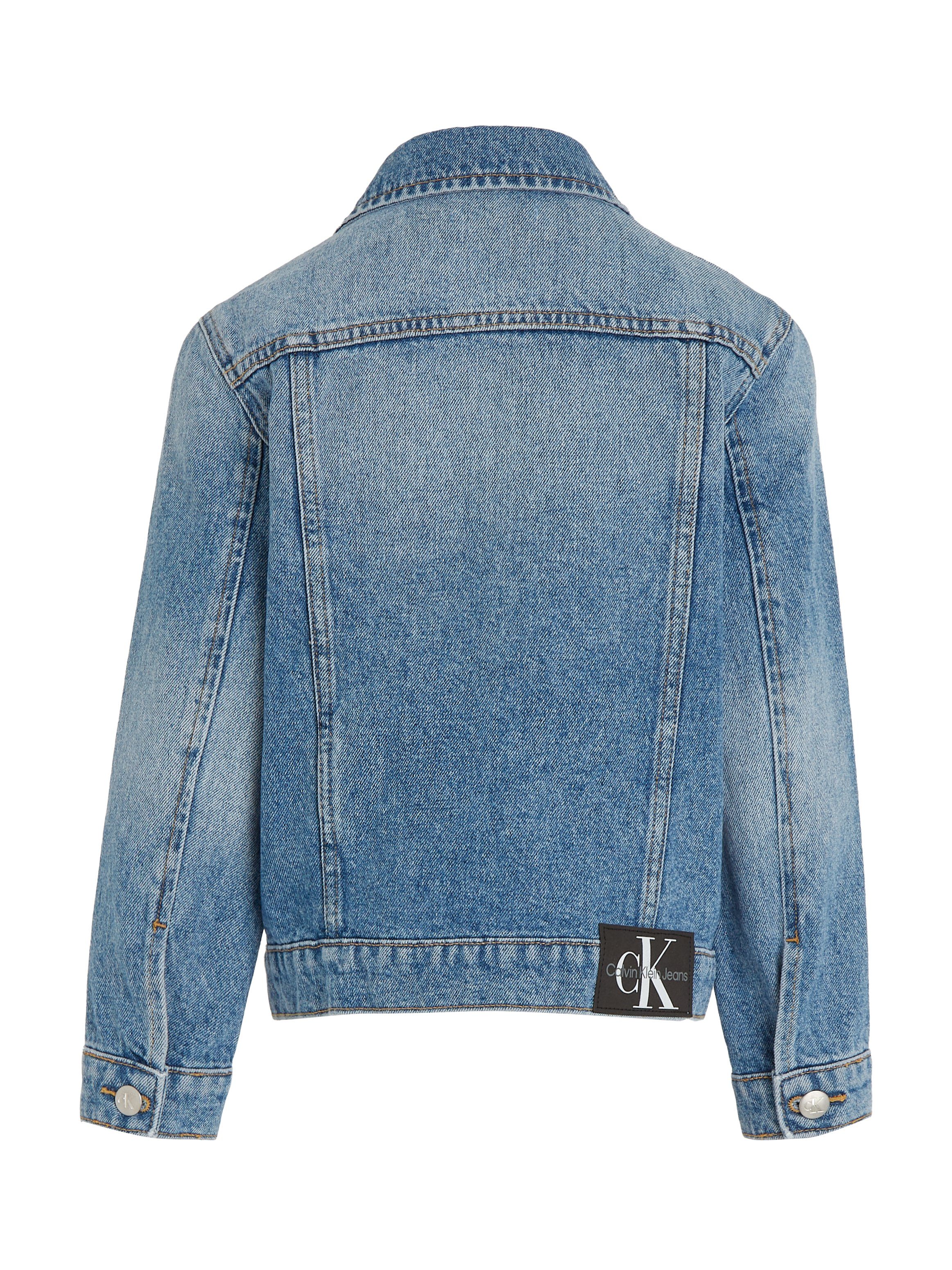 Calvin Klein Jeansjack ICONIC MID BLUE DENIM TRUCKER