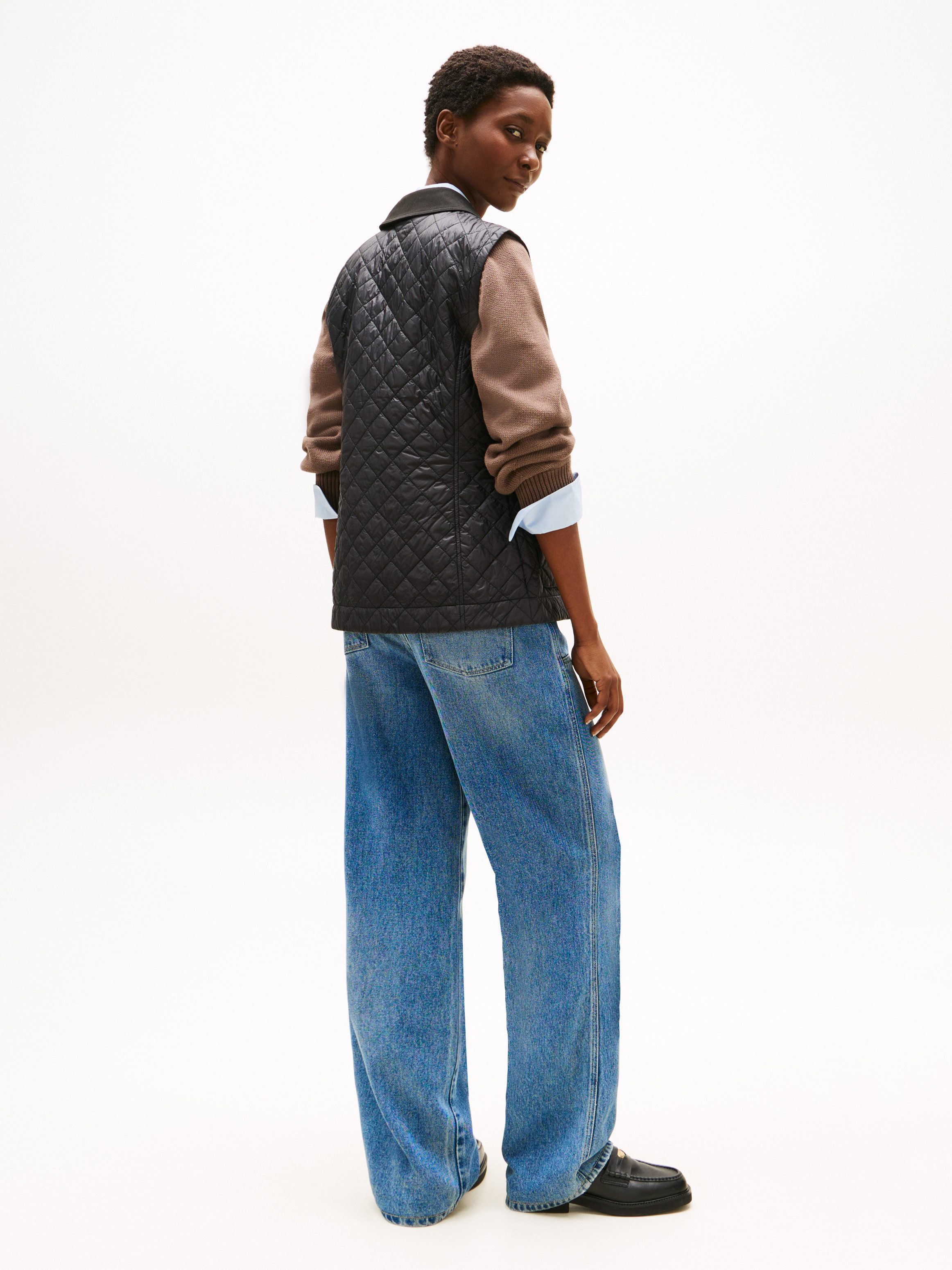 Tommy Hilfiger Bodywarmer PADDED NYLON SLIM QUILTED VEST