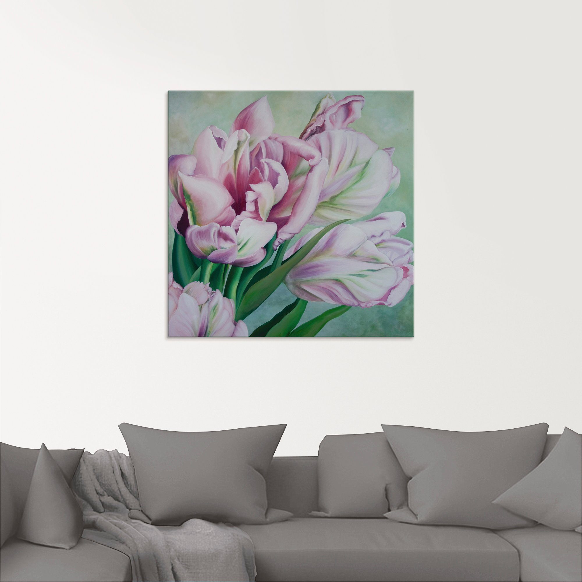 Artland Print op glas Tulpen in verschillende maten