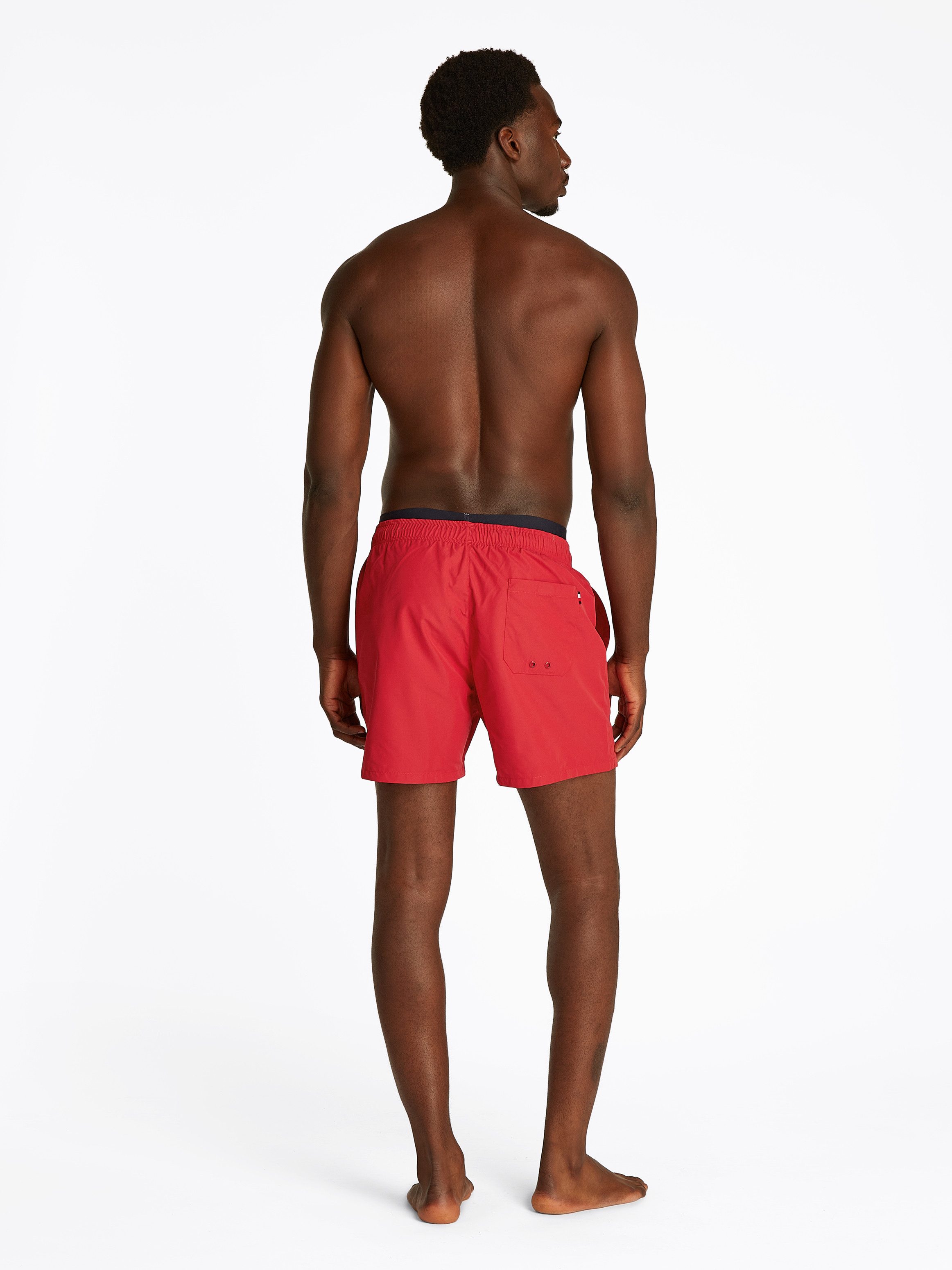 Tommy Hilfiger Swimwear Zwemshort MEDIUM DRAWSTRING DW met bindband, met logo-opdruk