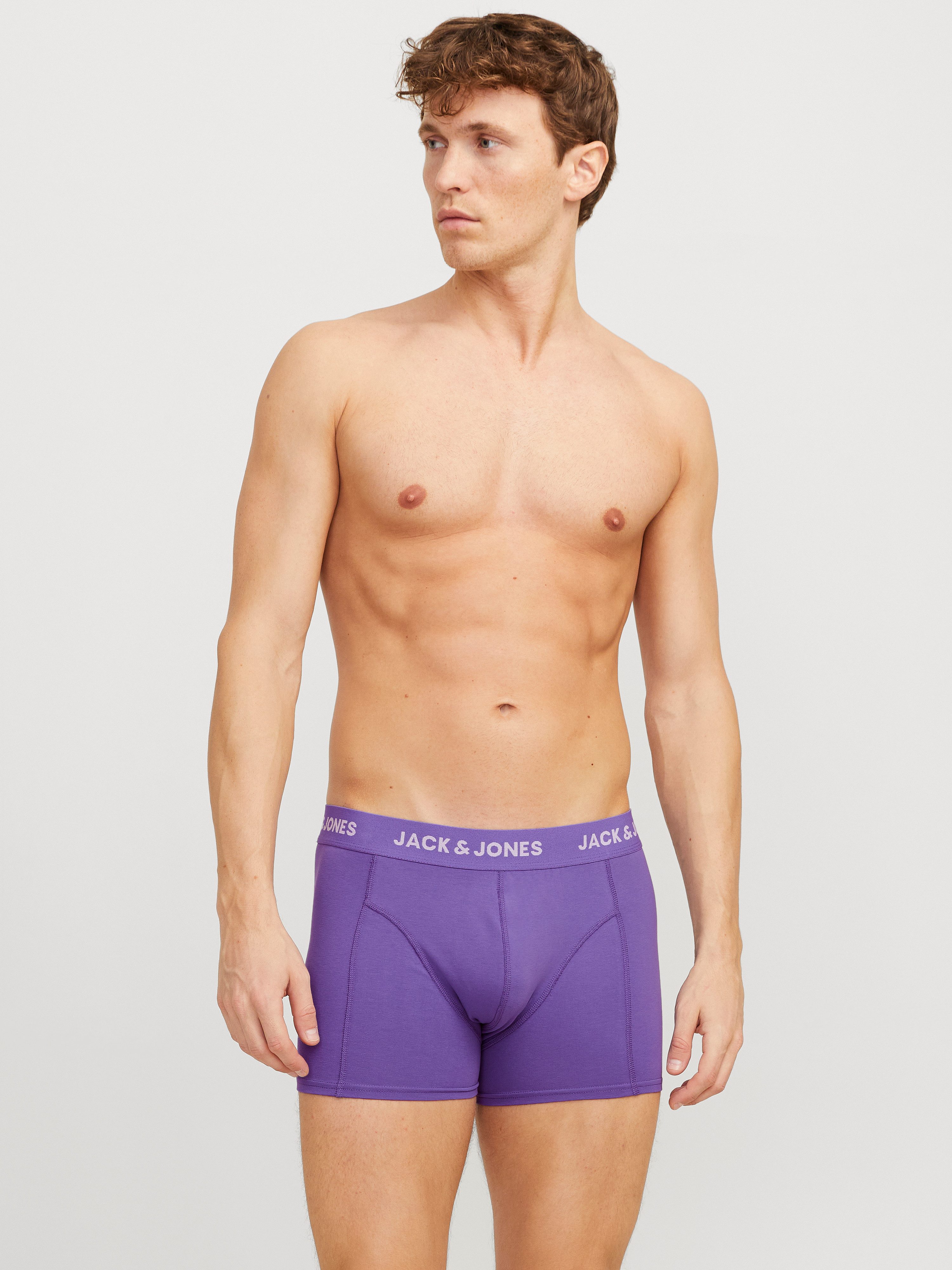 Jack & Jones Trunk JACROB SOLID TRUNKS 3 PACK SN (3 stuks)