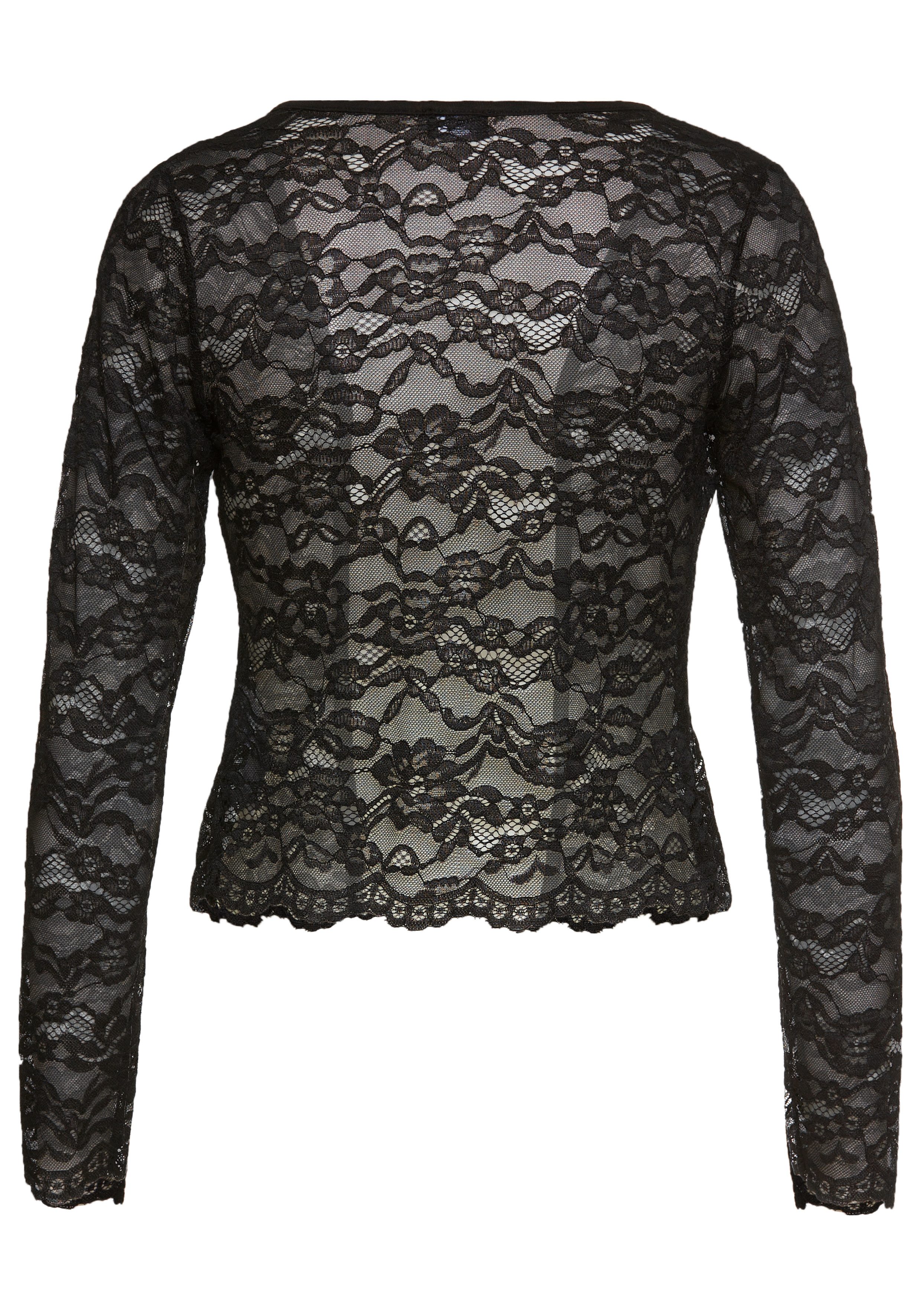 Laura Scott Kanten shirt in boleromodel
