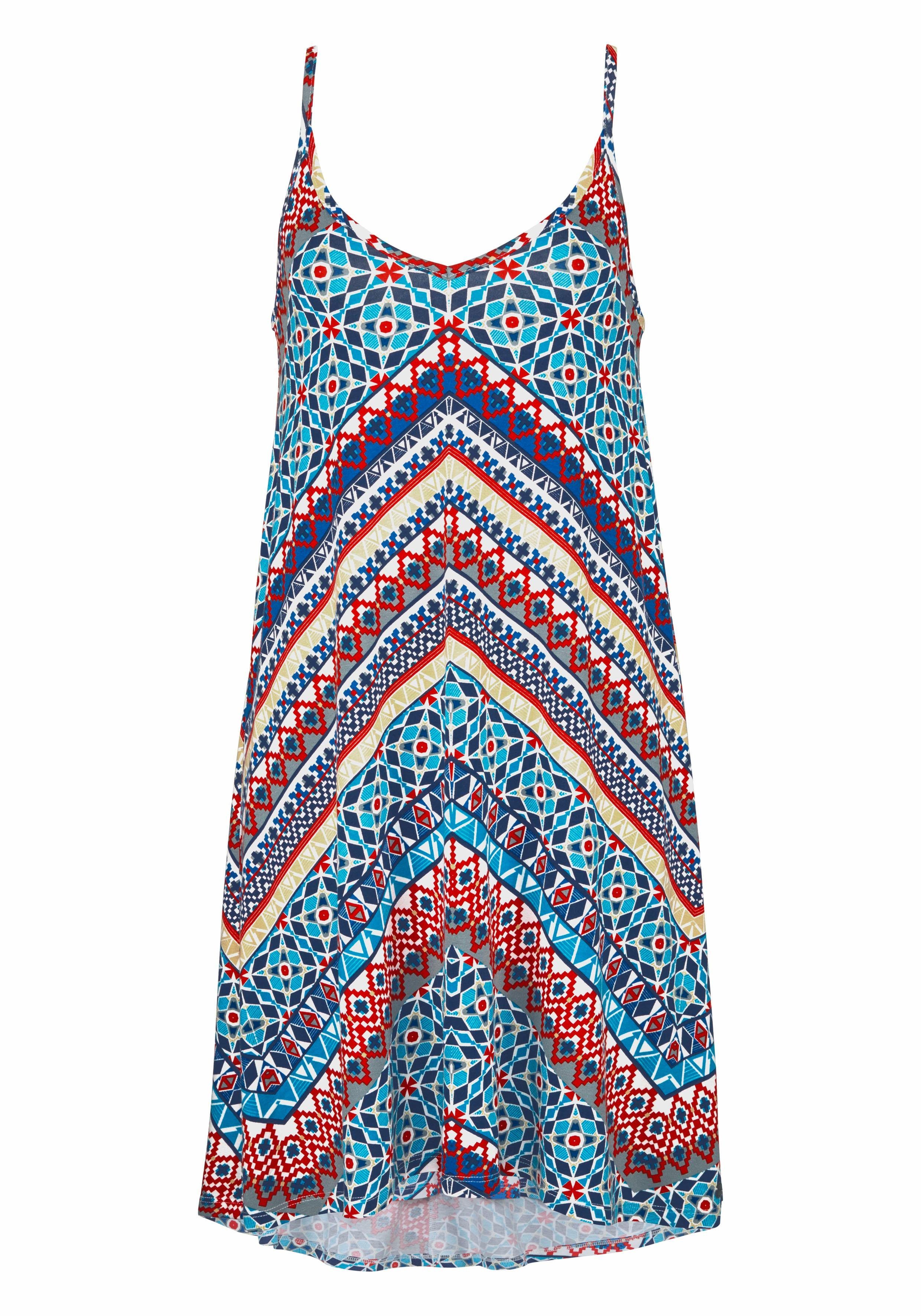 KangaROOS Zomerjurk feestelijke gelegenheden, knie-vrije lengte, trendy etnische look