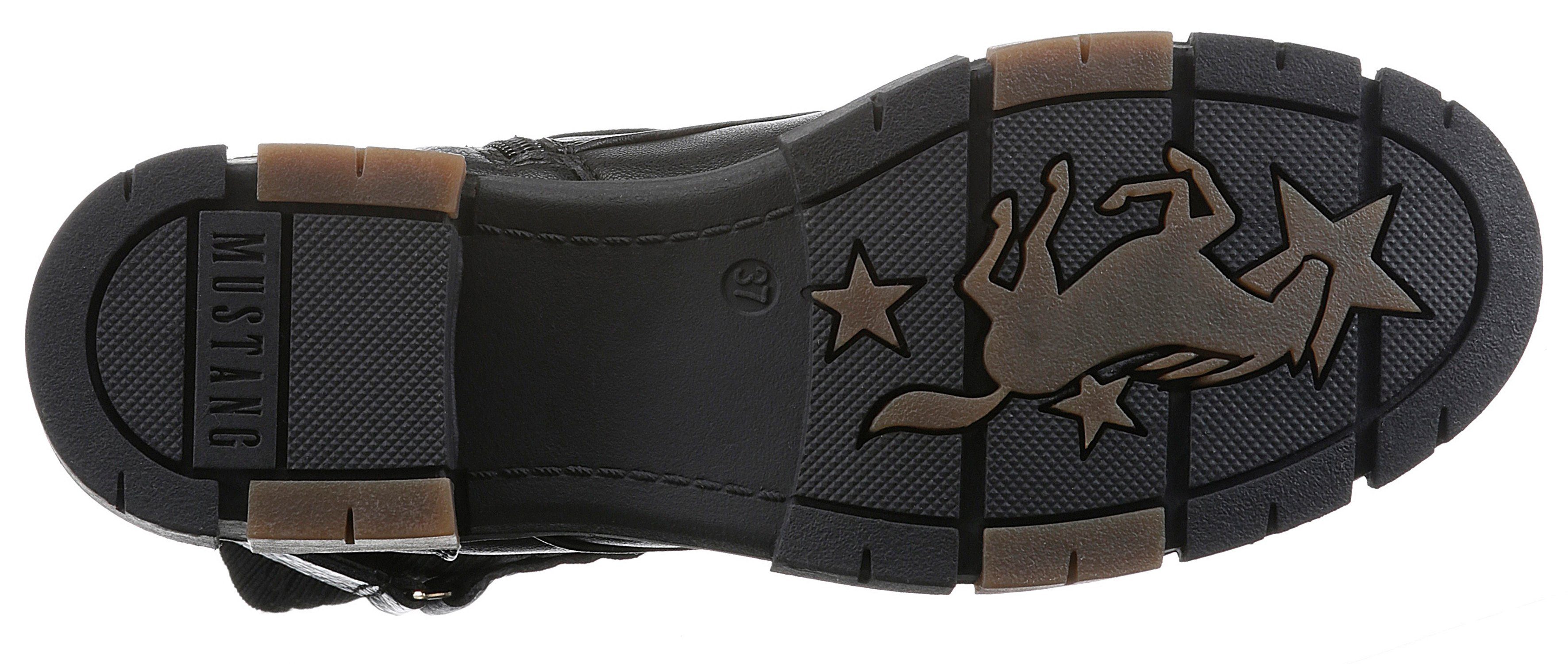 Mustang Shoes Veterlaarsjes Boots, winterlaarzen met binnenrits