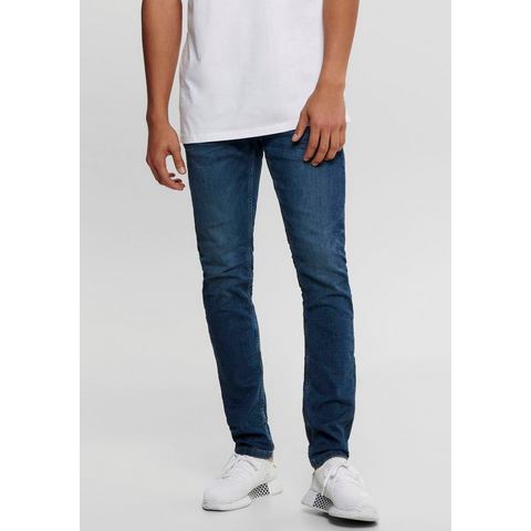 Only & Sons-Slim Fit Jeans onsLoom in blauw