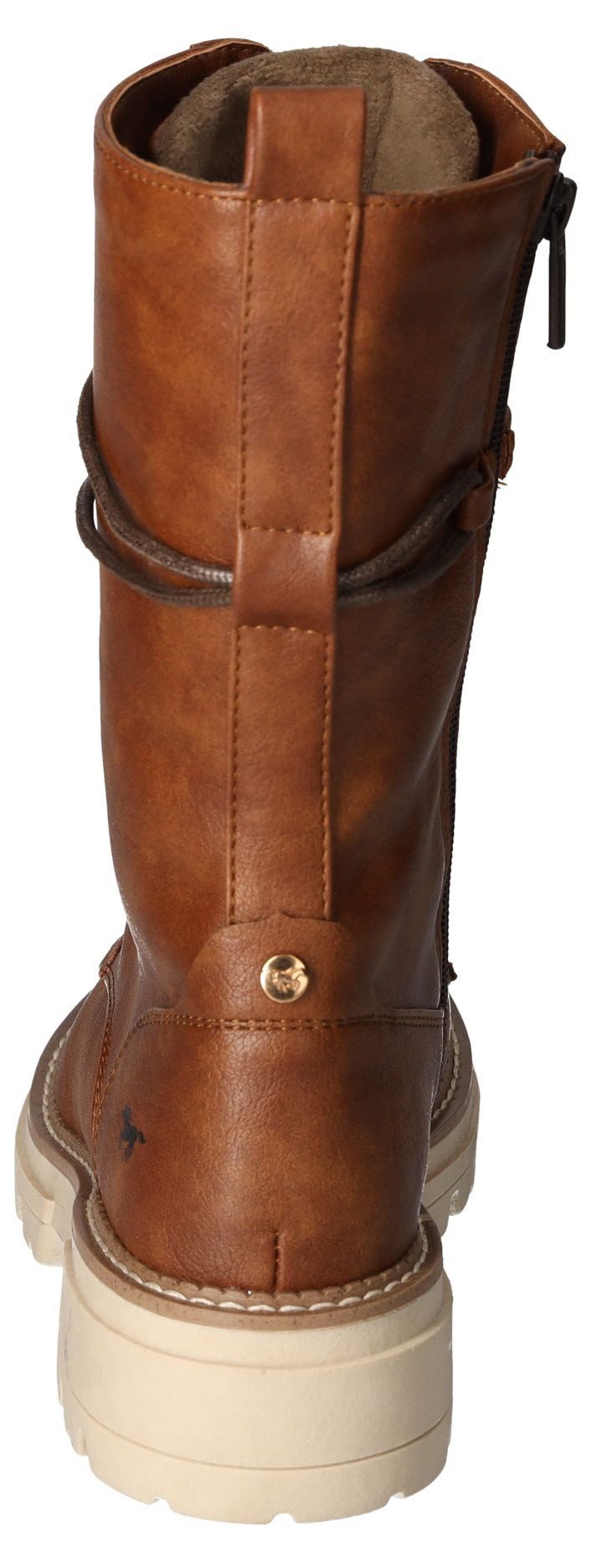 Mustang Shoes Veterlaarsjes zipper boots, lace-up boots, short boots with block heel