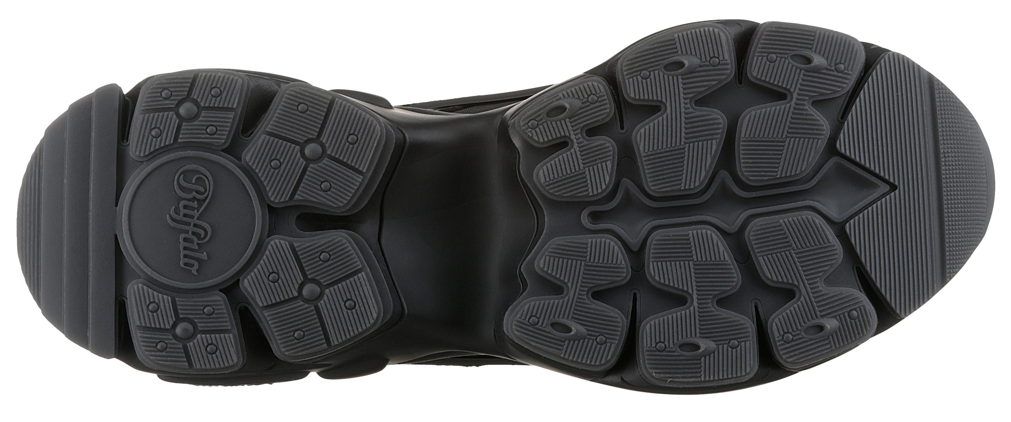 Buffalo Plateausneakers BINARY lage schoen, veterschoen, chunky sneaker in monochrome uitstraling