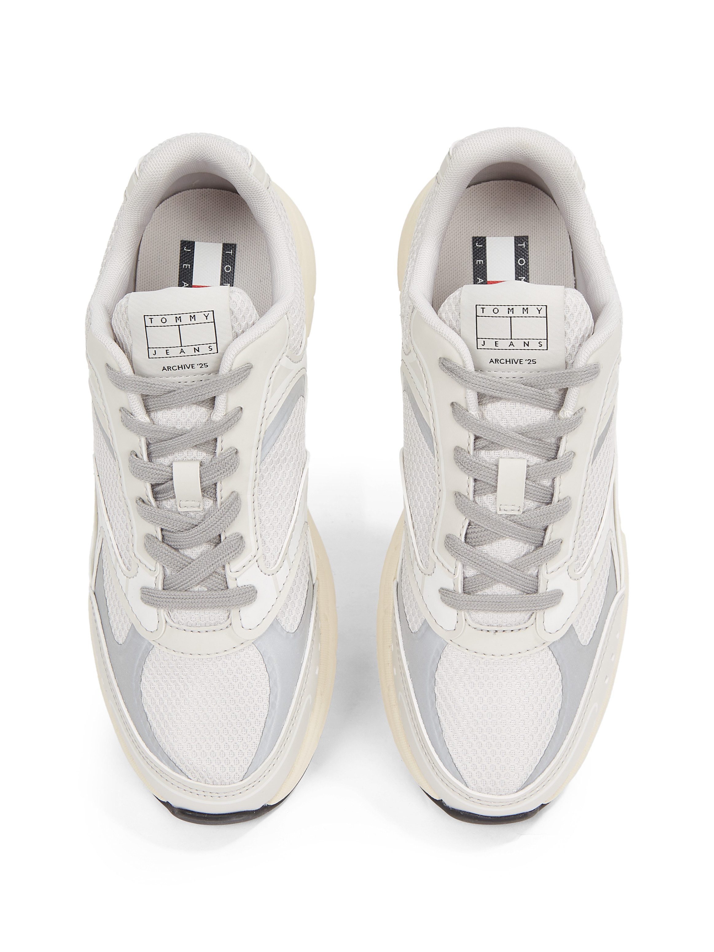TOMMY JEANS Sneakers ARCHIVE'25 vrijetijdsschoen, lage schoen, veterschoen met contrastafwerkingen