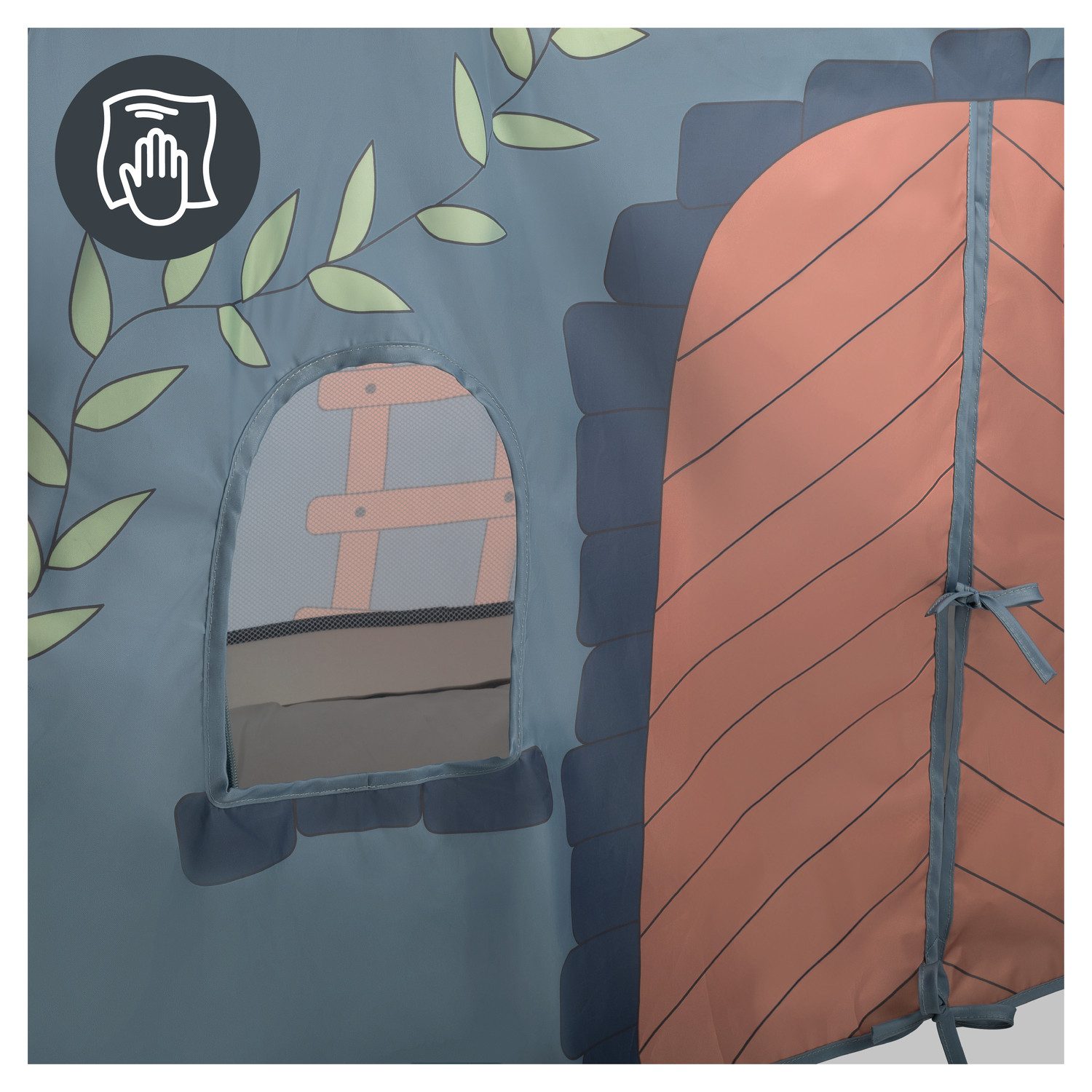 Hauck Bed tent Travel Bed Cover, Palace Aanvulling voor hauck reisbedden (120 x 60 cm)