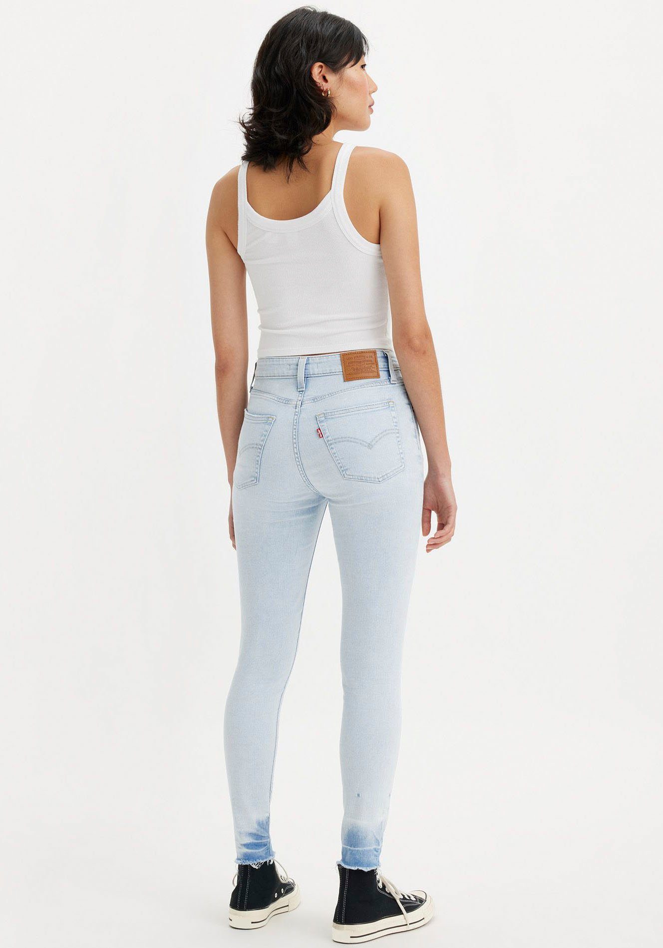 Levi's® Skinny fit jeans 721 High rise skinny met splitje in de zoom