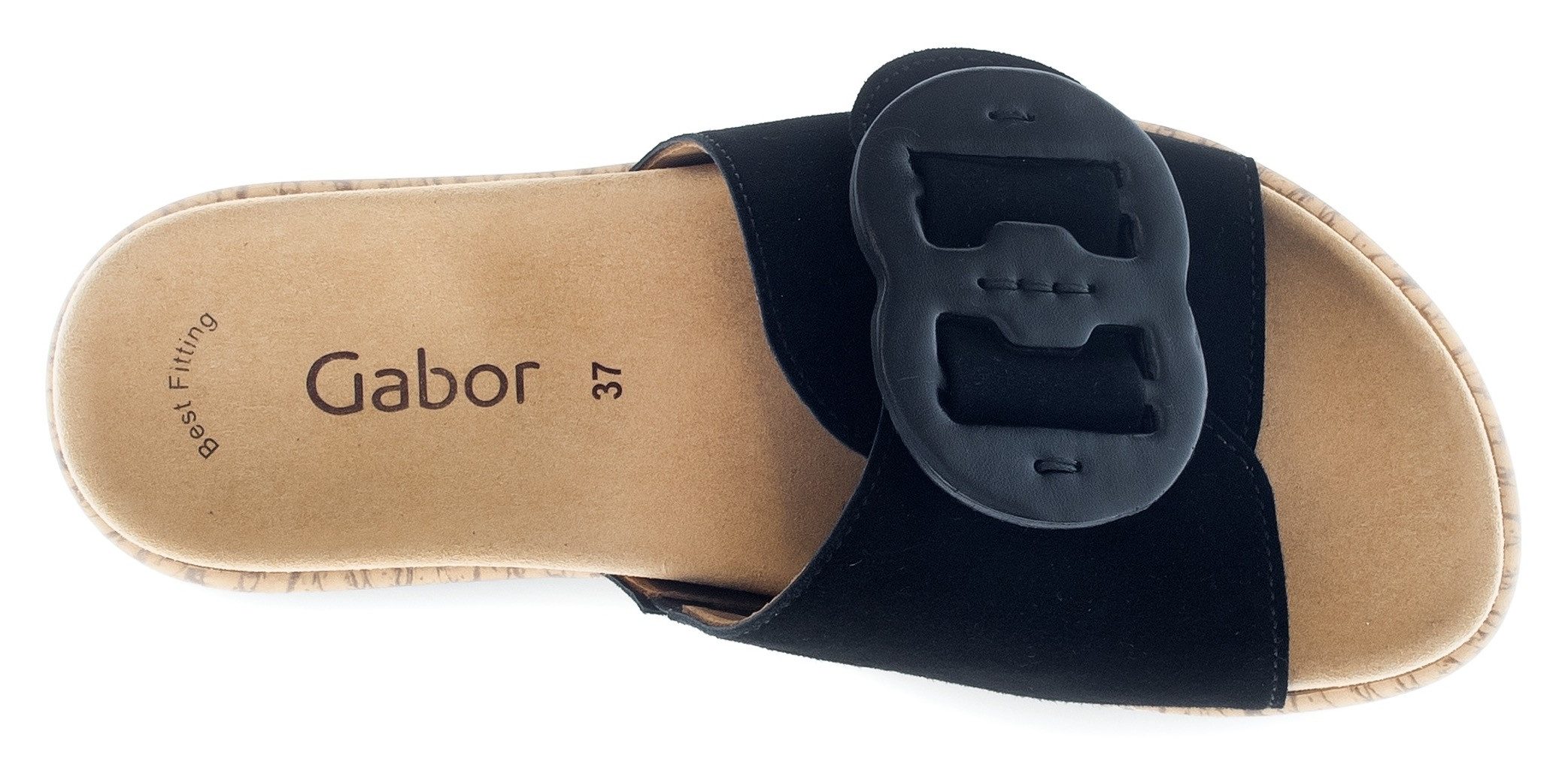 Gabor Slippers , plateau, zomerschoen, comfortabele schoen, best fitting voor goede pasvorm