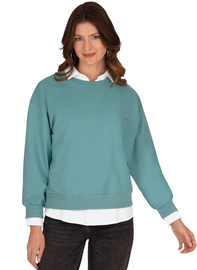 Trigema Sweatshirt dun sweatshirt