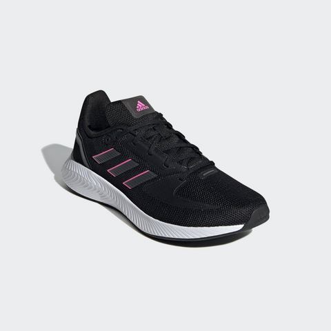 adidas Adidas runfalcon 2.0 hardloopschoenen zwart-roze dames dames