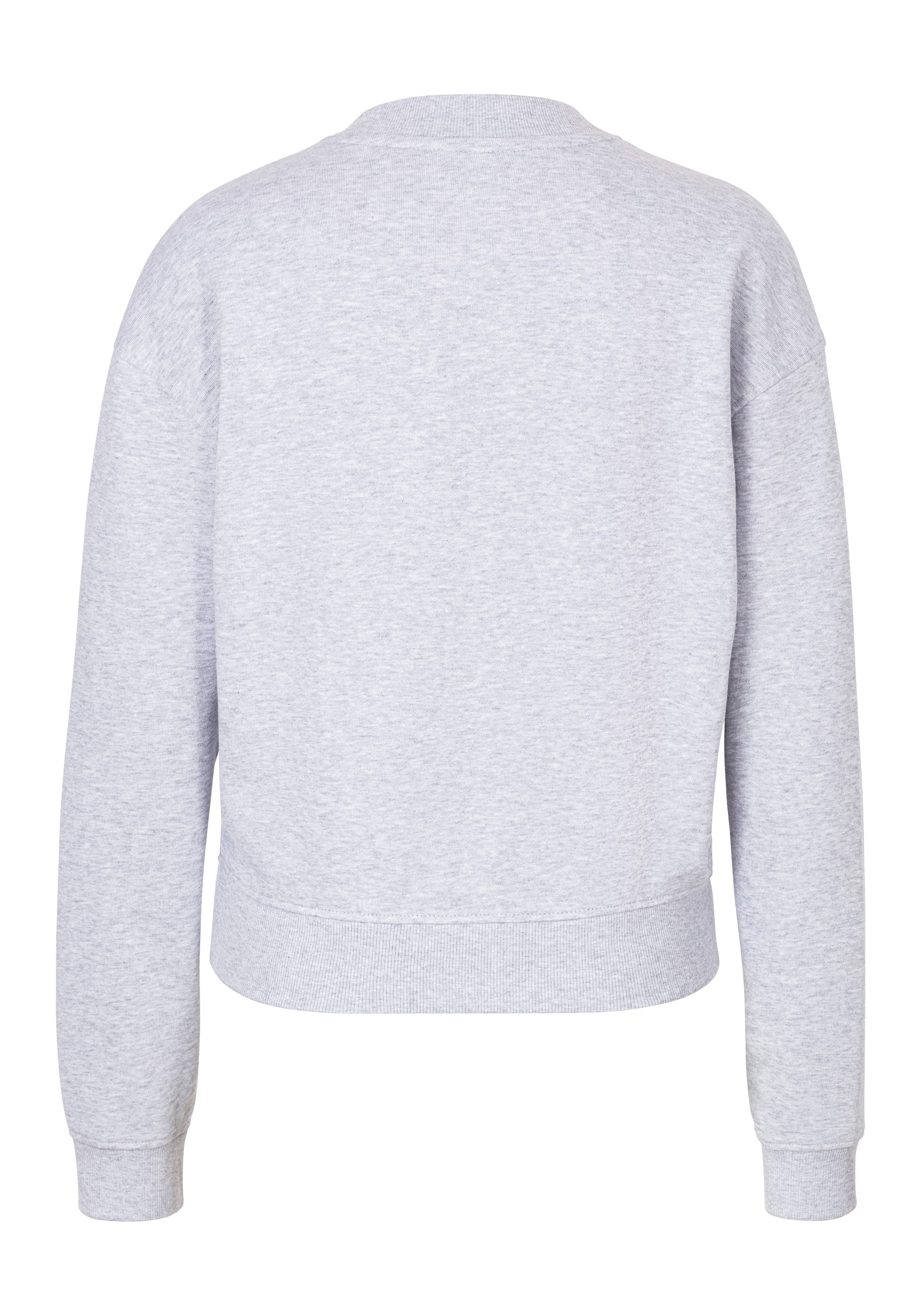 HUGO Blue Sweatshirt Delessa met opgestikt logo