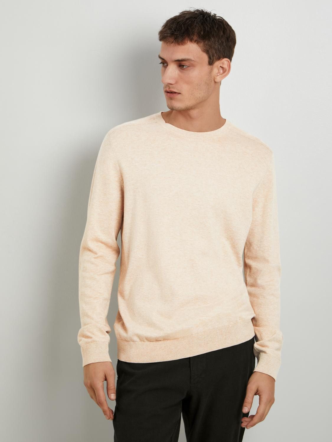 SELECTED HOMME Gebreide trui SLHBERG CREW NECK NOOS