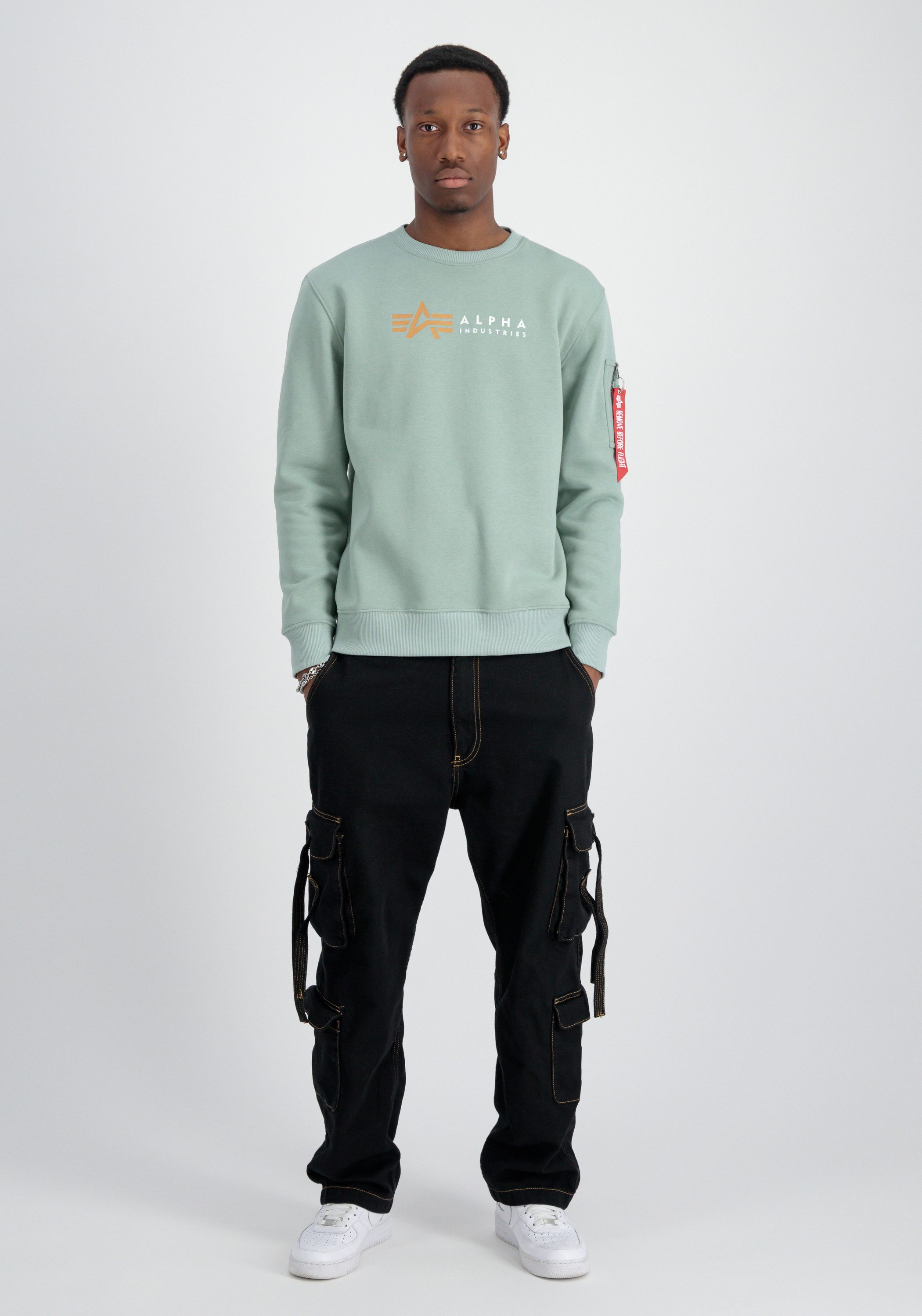 Alpha Industries Sweater Men Sweatshirts Alpha Label Sweater