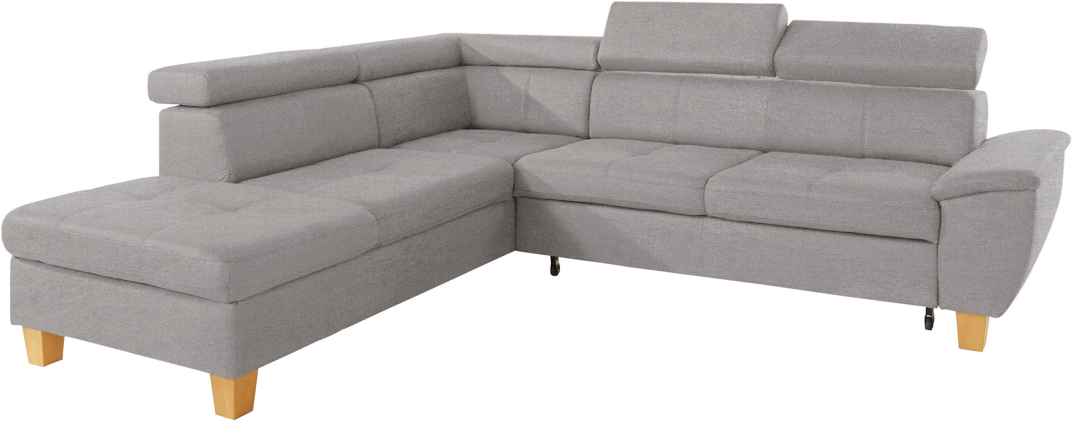 exxpo - sofa fashion Hoekbank Enya, uitgebreide afwerking, hoog zitcomfort, comfortabel, L-vorm