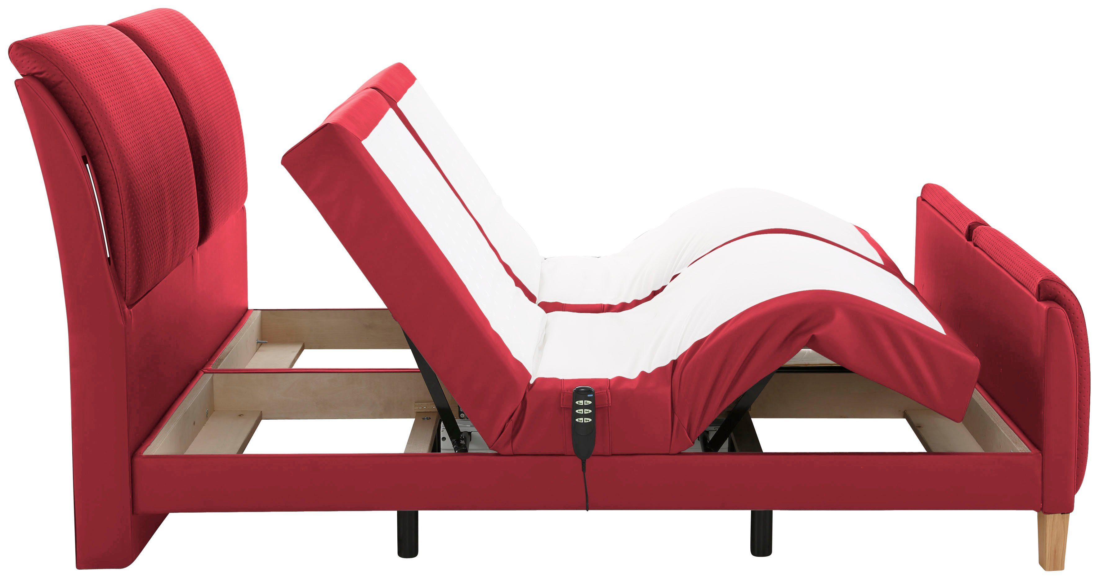 Home affaire Boxspring Messina2 Ligcomfort elektrisch verstelbaar