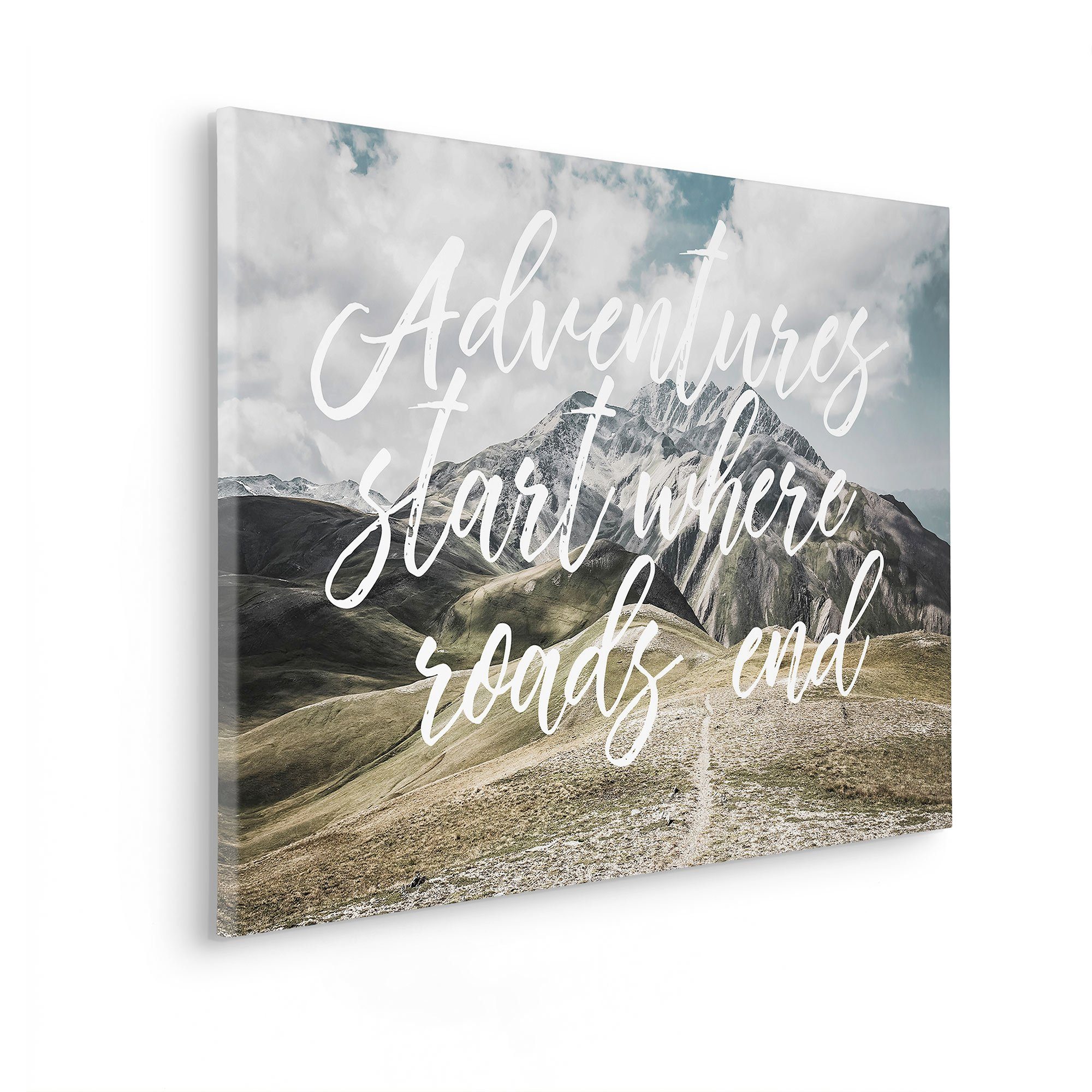 Komar Artprint op linnen Starting Now - Afmeting 60 x 90 cm (1 stuk)