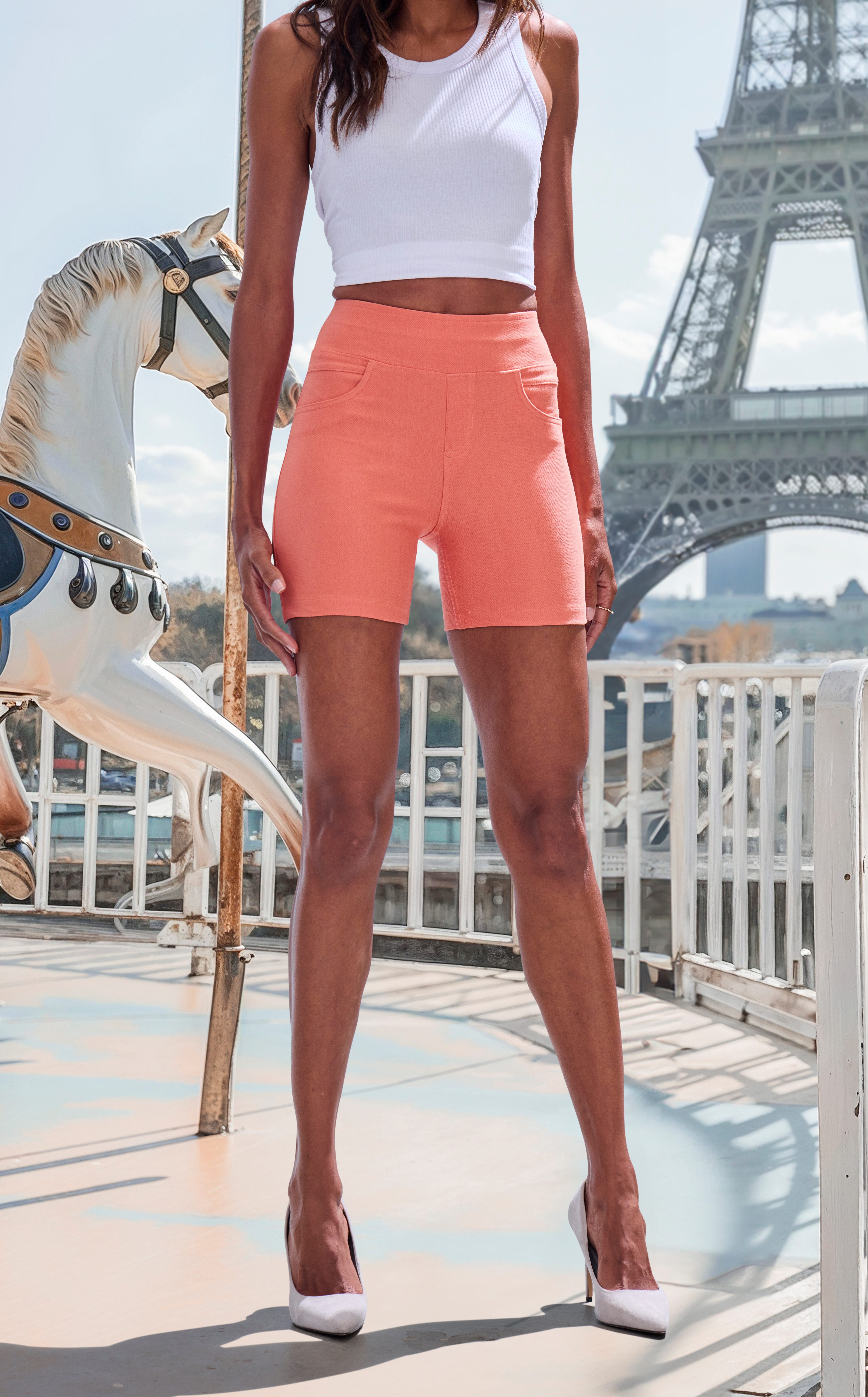 H.I.S Short in slip-on broekstijl
