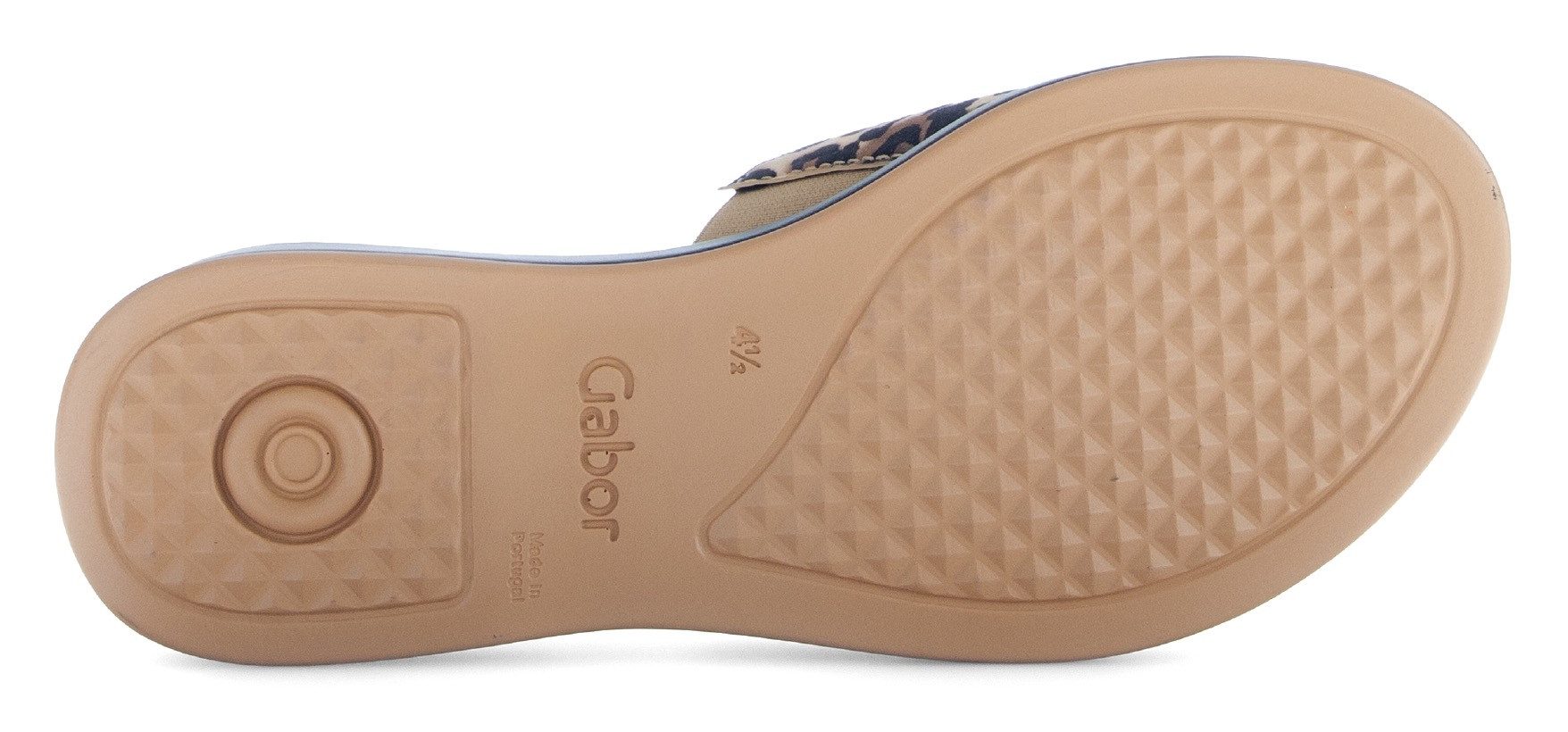 Gabor Slippers Rhodos , zomerschoen, comfortabele schoen, klein elastiek, breedte g (=breed)