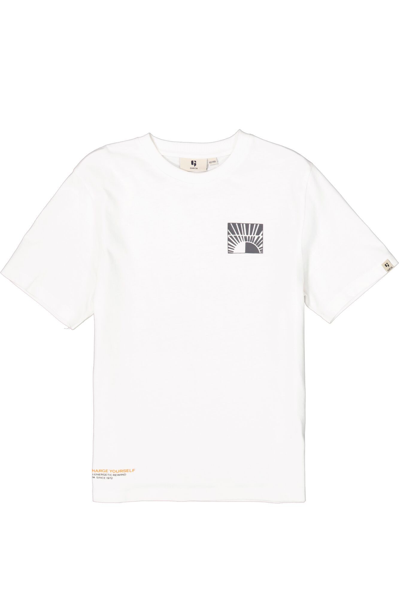 Garcia T-shirt met front- en backprint voor jongens
