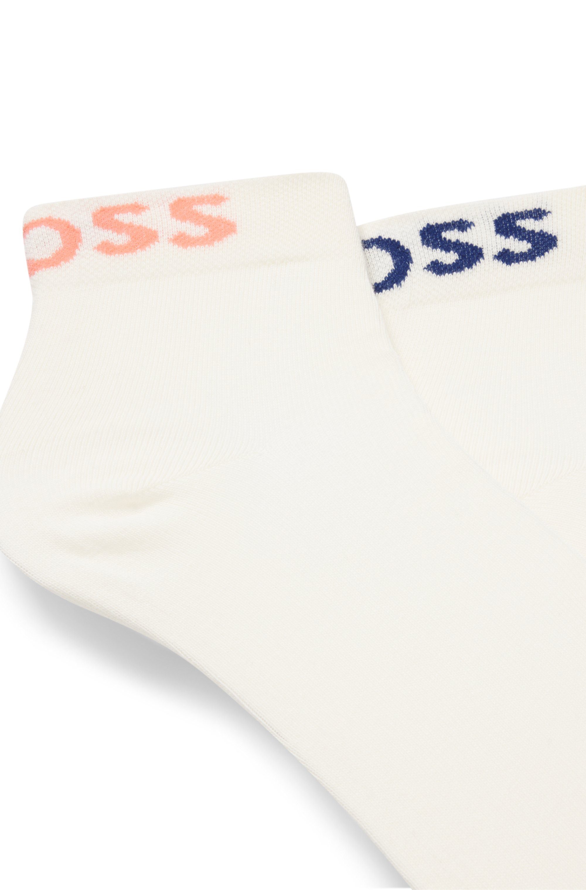 BOSS Vrijetijdssokken 2P SH Logo CC W met gebreid boss logo-tekst (set, 2 paar, 2 stuks)