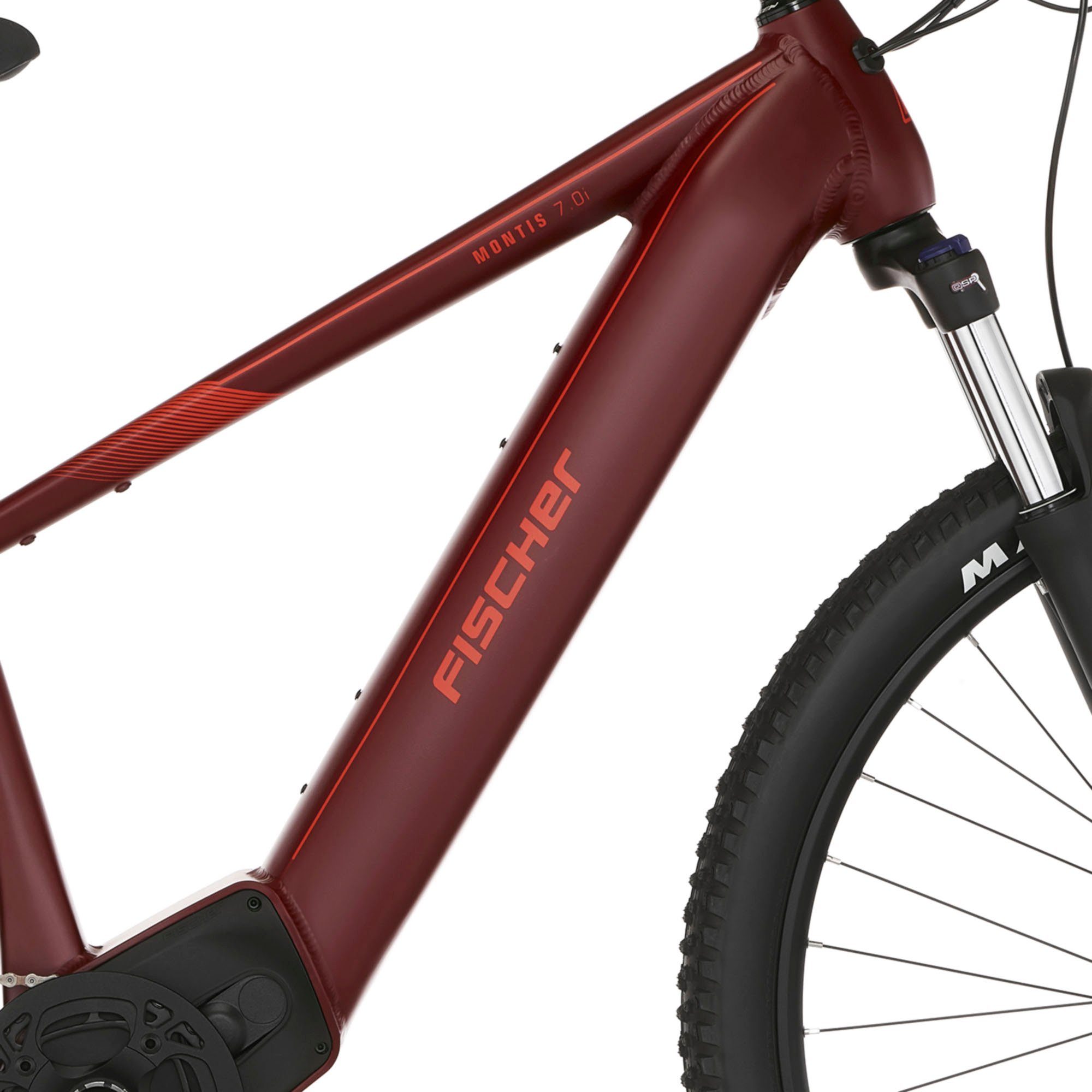 Fischer E-bike MONTIS 7.0I 630 Pedelec, elektrische fiets voor dames en heren, MTB
