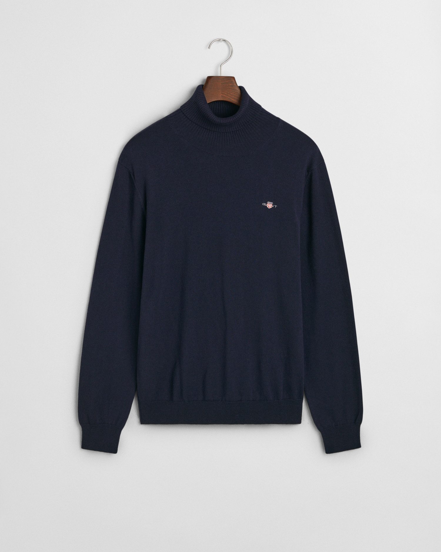 Gant Gebreide trui CTN/WO ROLLNECK