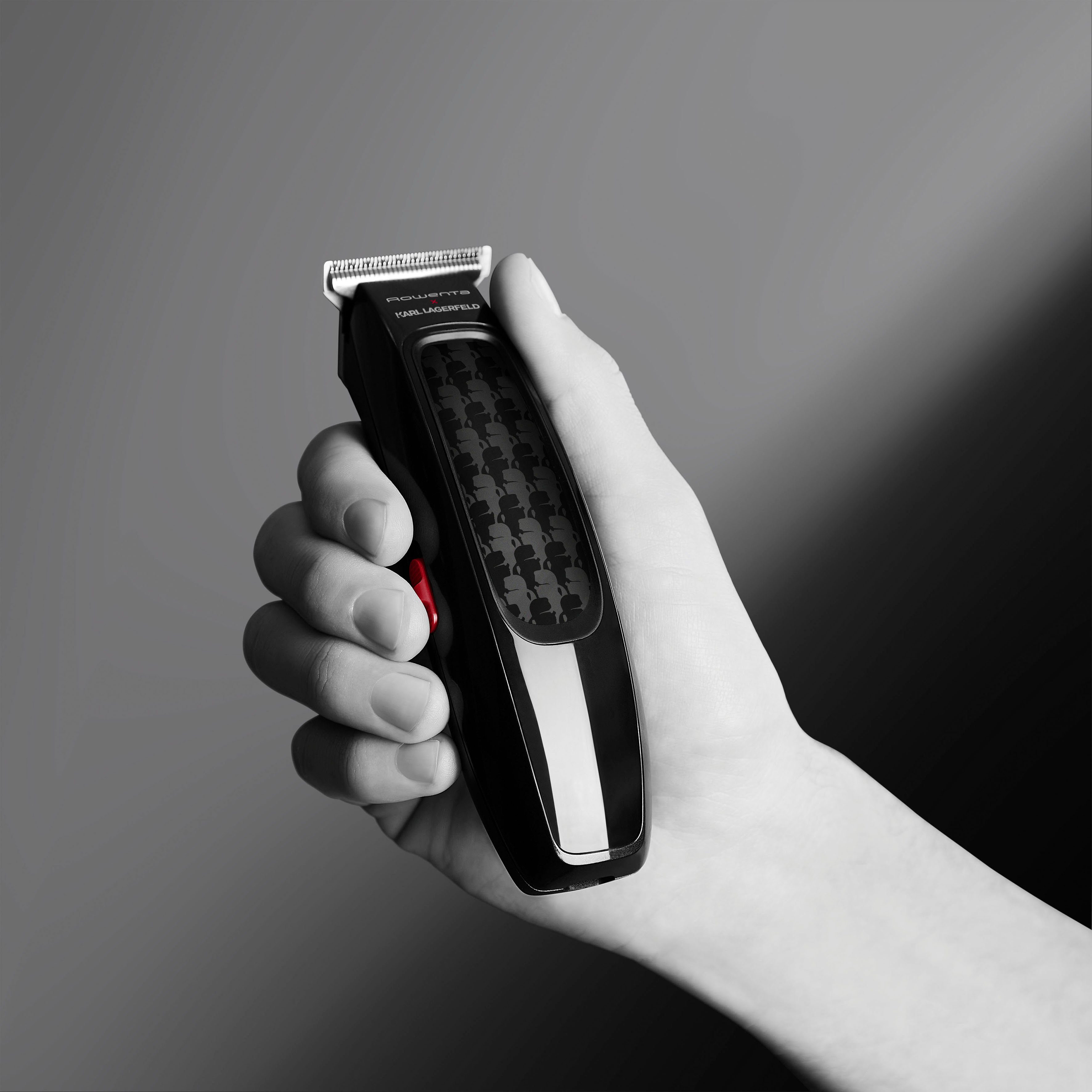Rowenta Tondeuse ROWENTA x Karl Lagerfeld TN182L Cut & Style tondeuse 3 kammen (1-3-5 mm), titaniummessen, 90 minuten looptijd, waterdicht