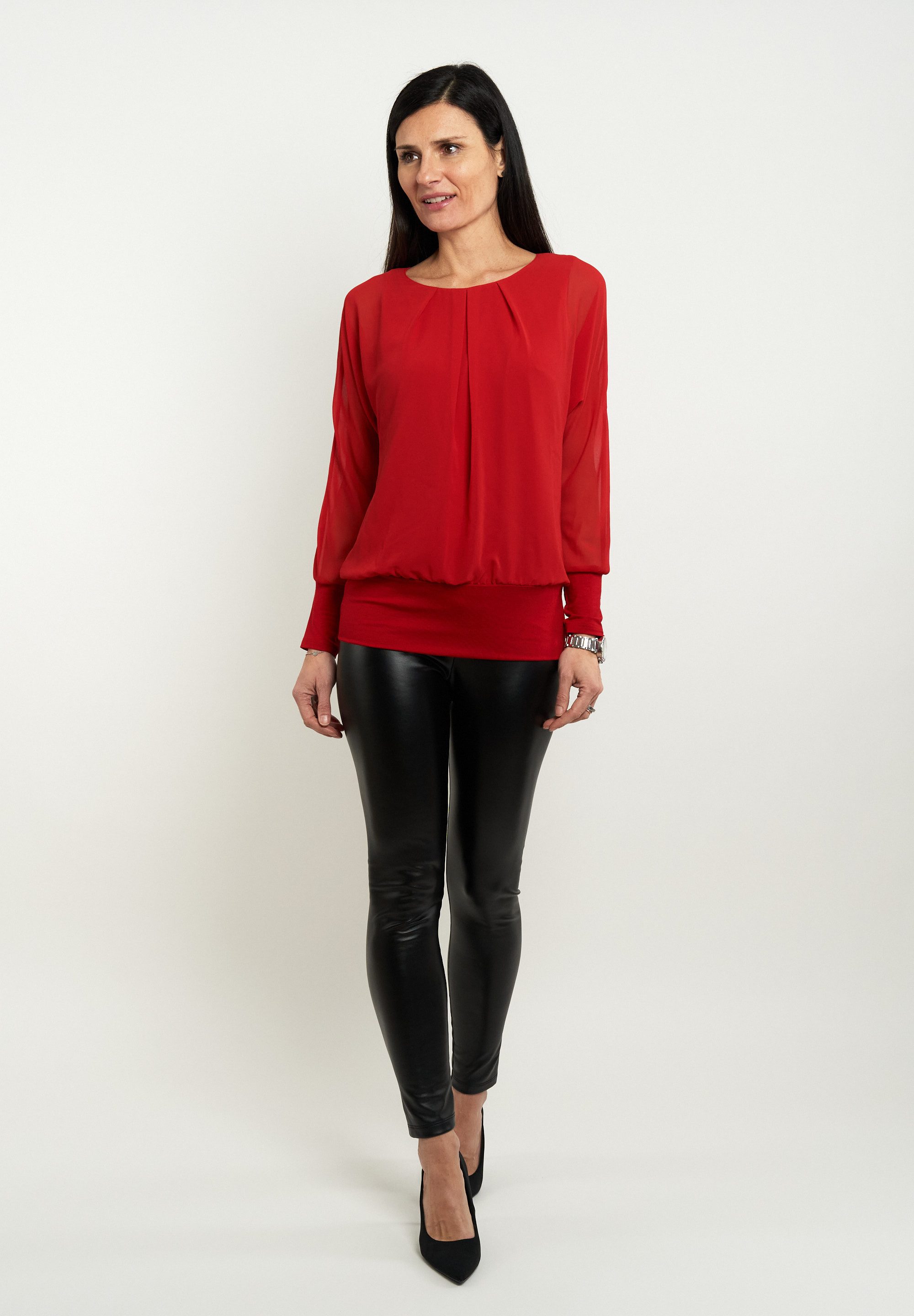 Seidel Moden Blouse met lange mouwen Made in Germany
