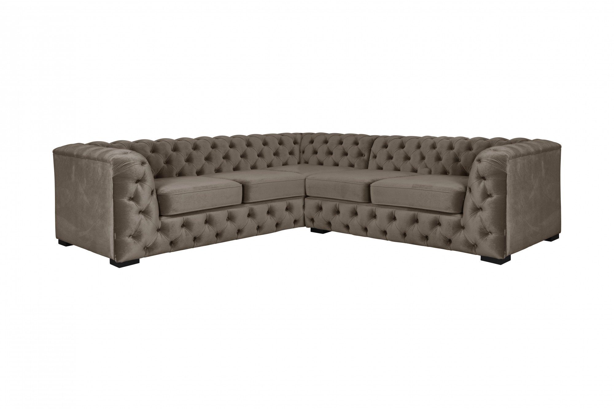 Guido Maria Kretschmer Home&Living Chesterfield-bank KALINA L-vorm hoogwaardig chesterfield design, zeer hoogwaardige afwerking
