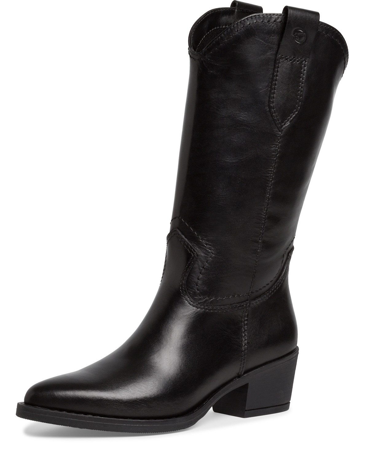 Modieuze en Hoogwaardige Zwarte Laarzen Tamaris , Black , Dames