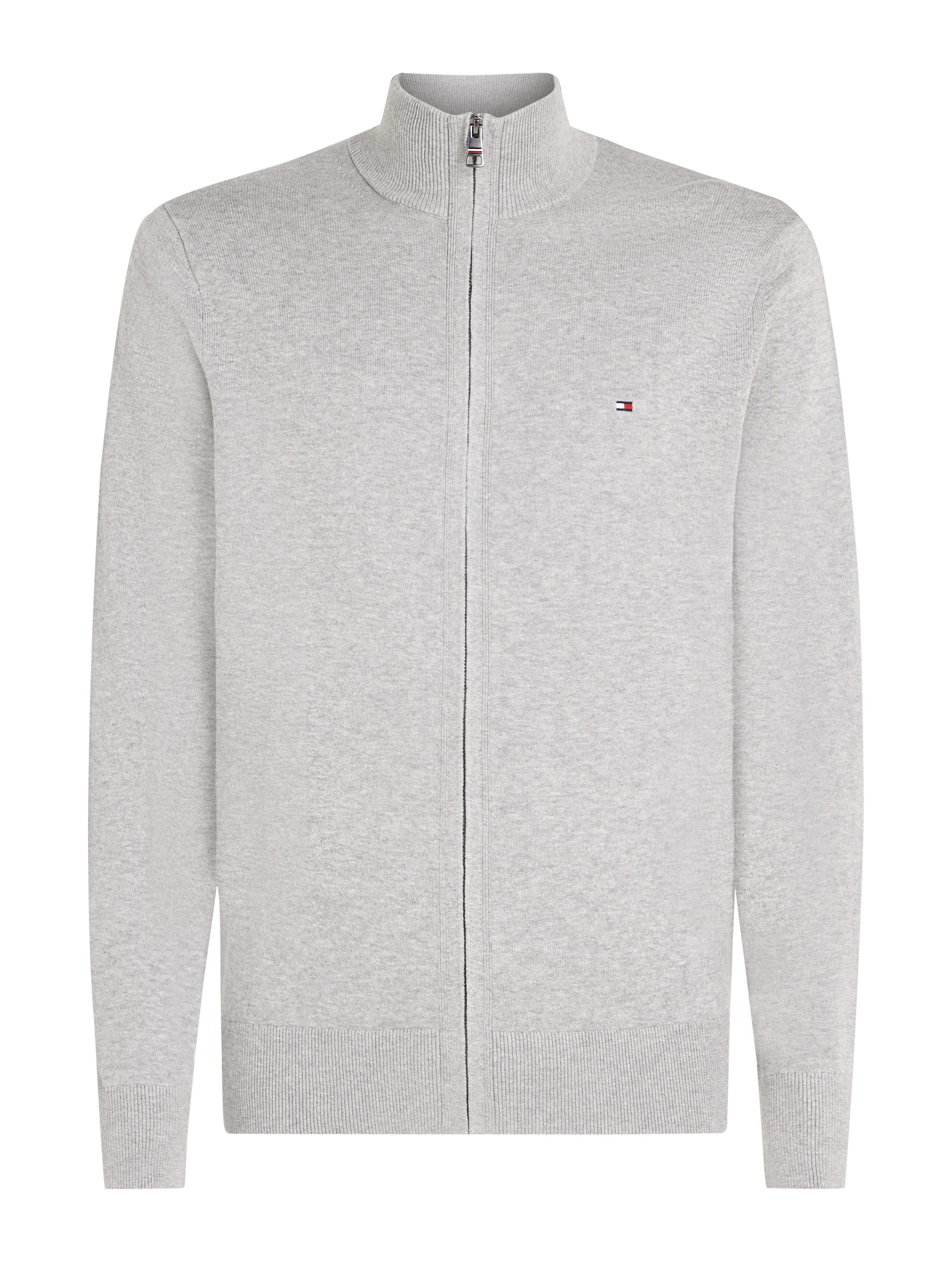 Tommy Hilfiger Cardigan PIMA ORG CTN CASHMERE ZIP THRU