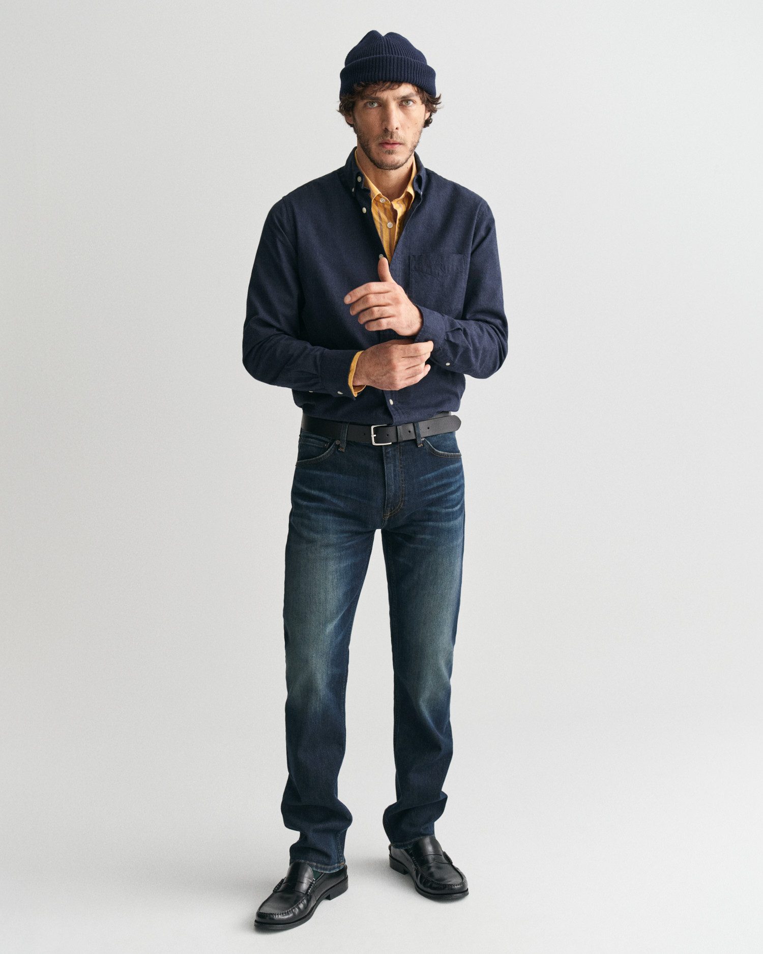 Gant Overhemd met lange mouwen REG FLANNEL MELANGE SHIRT