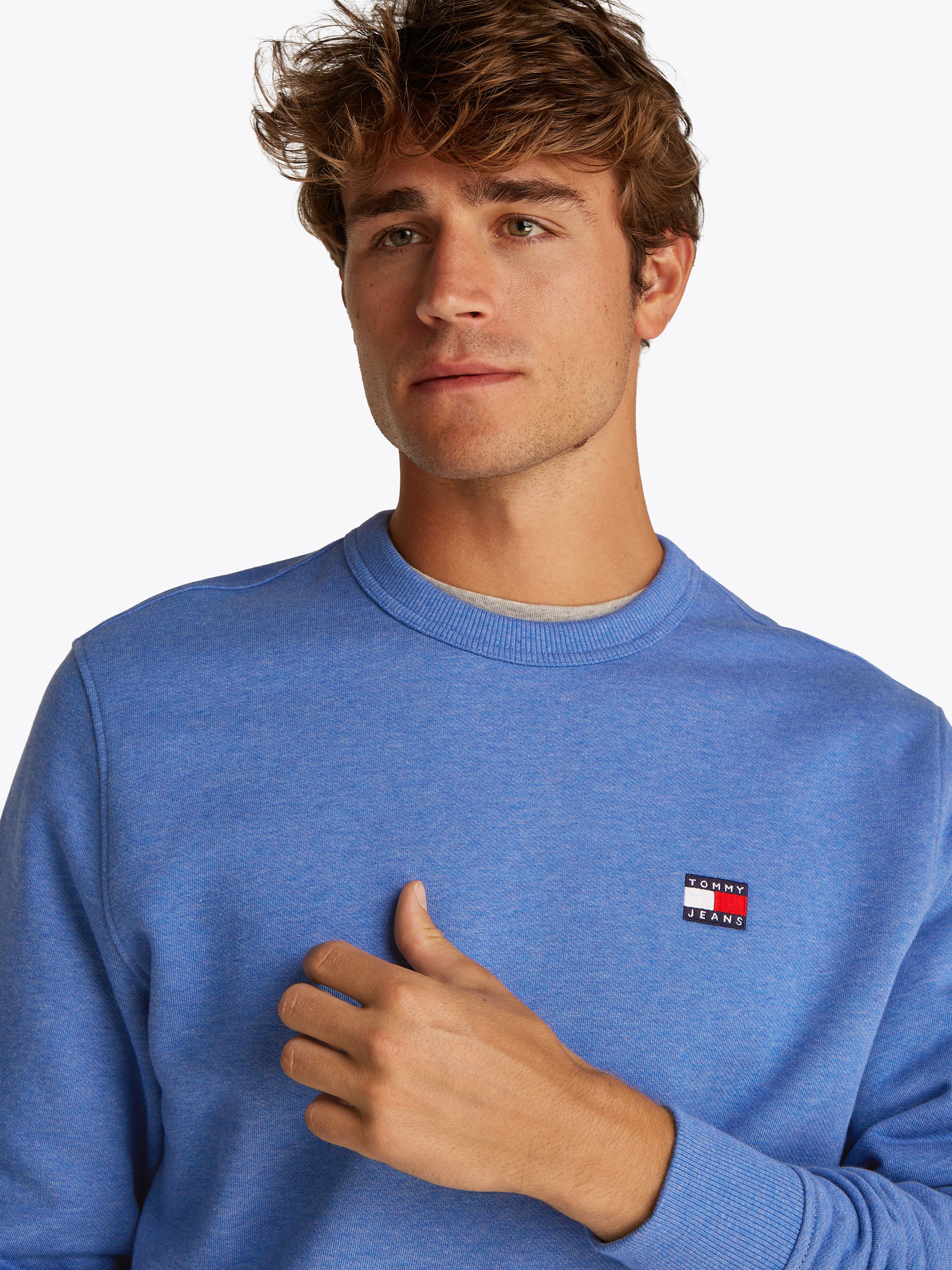 TOMMY JEANS Sweatshirt TJM REG BADGE CREW EXT
