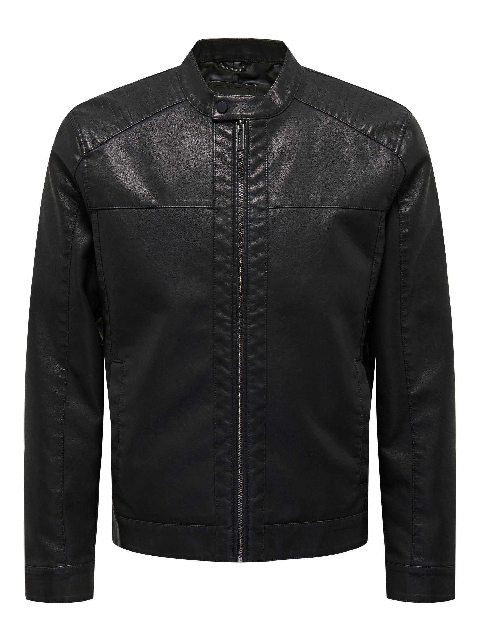ONLY & SONS Bikerjack MIKE PU RACER JACKET