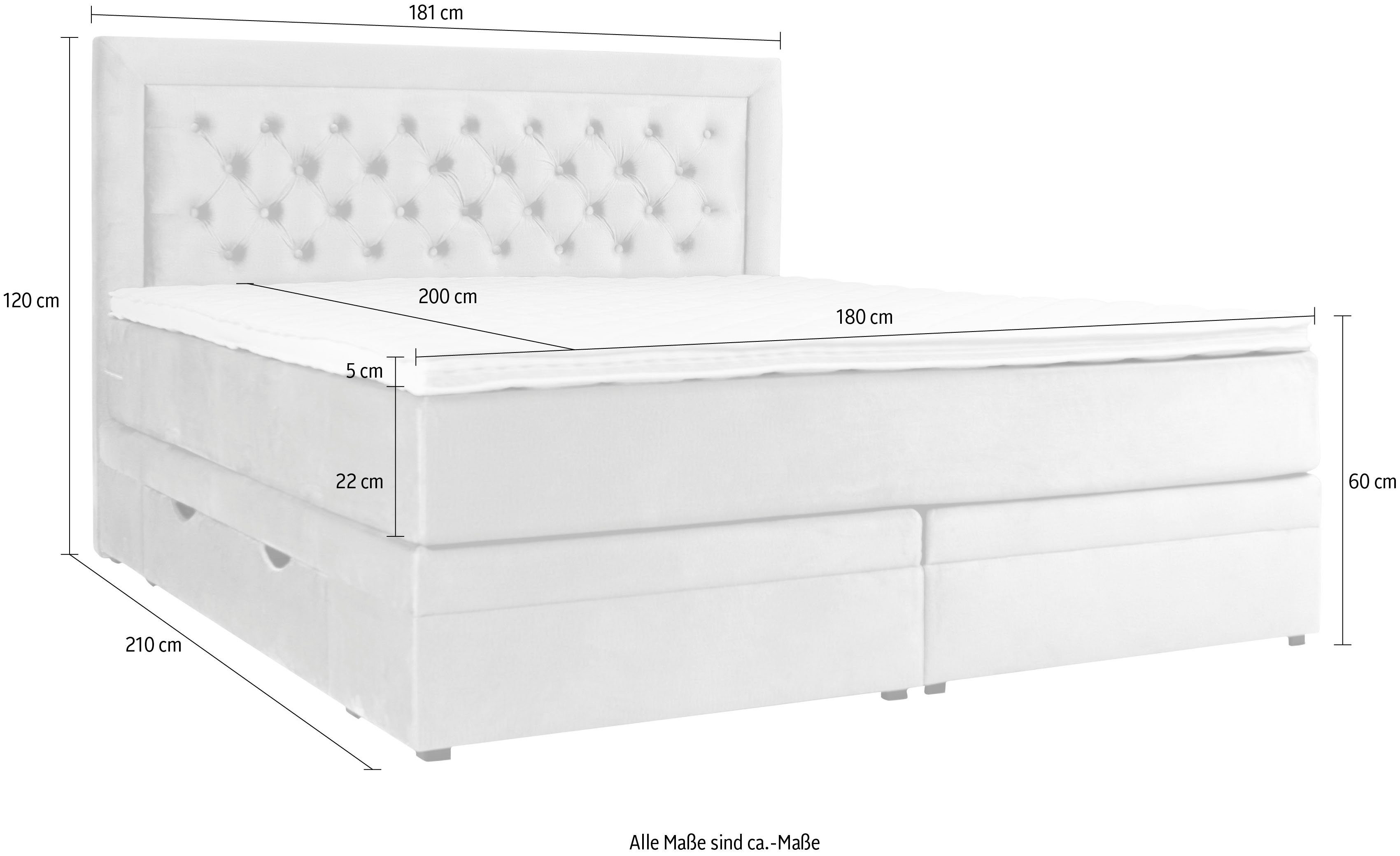 Leonique Boxspring Julien met pocketveringsmatras