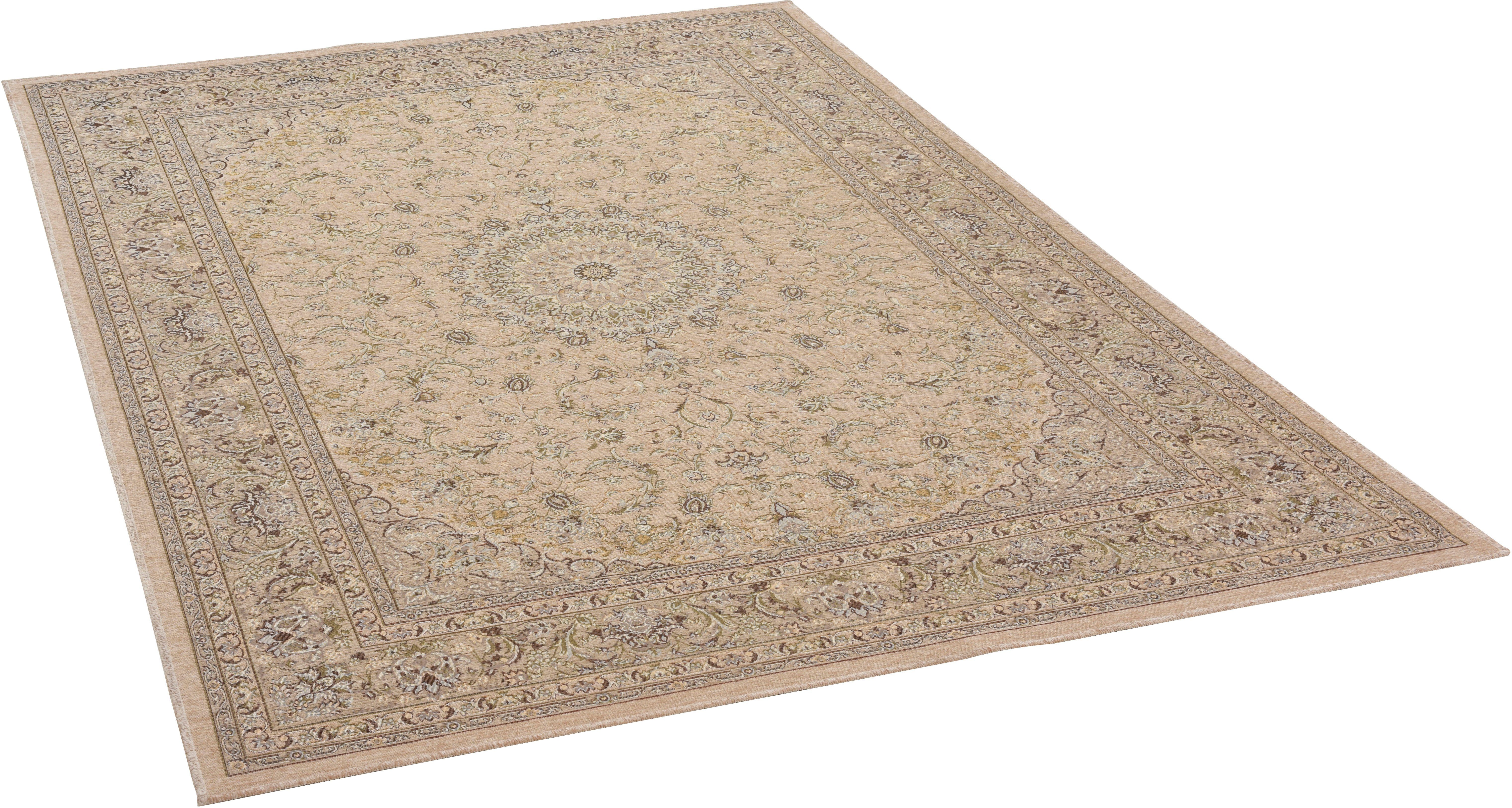 THEKO Vloerkleed Flomi Classic Platweefsel, oriënt-look, ideaal in de woonkamer & slaapkamer