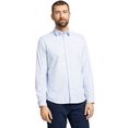 tom tailor overhemd met lange mouwen met button-downkraag blauw