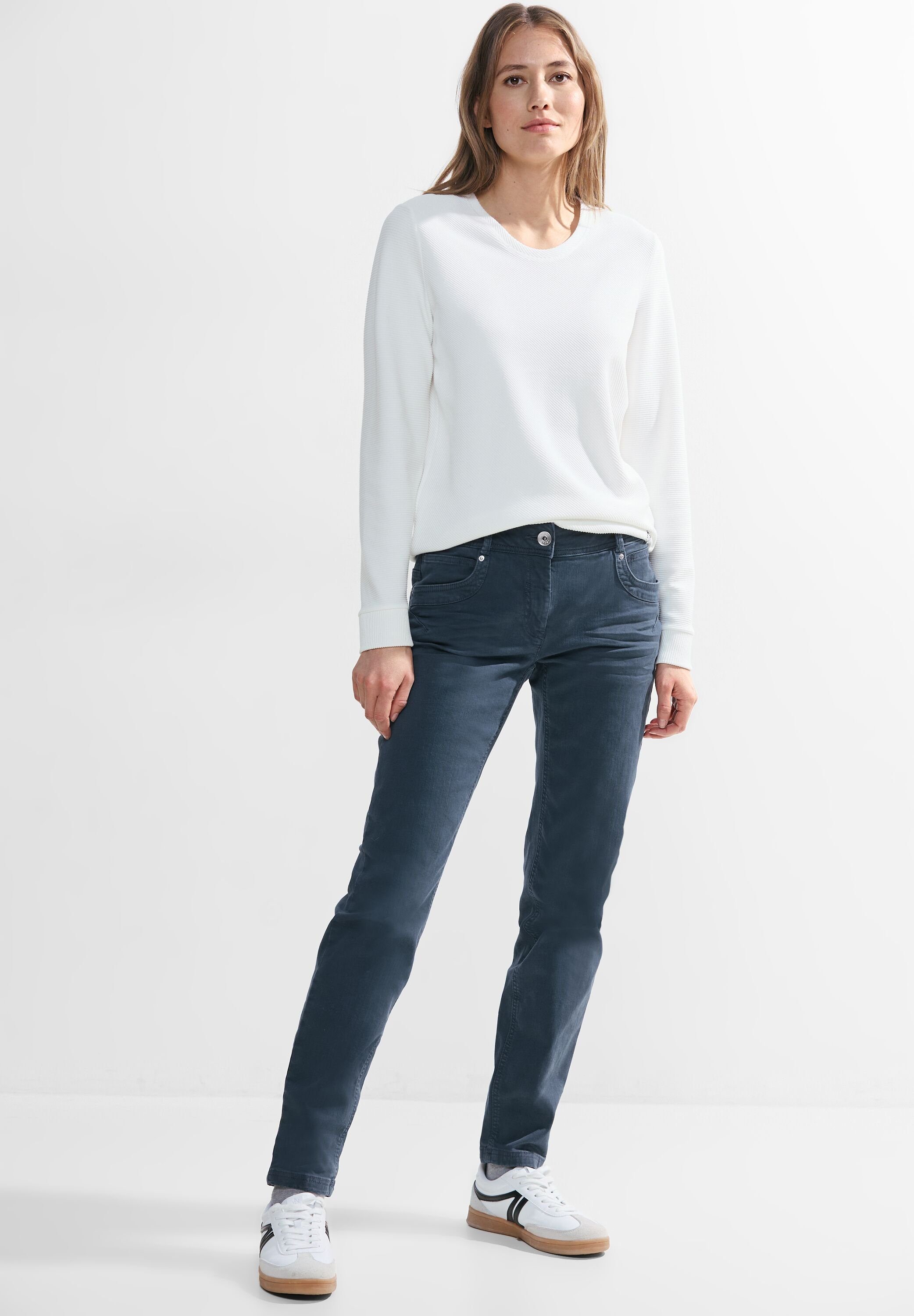 Cecil Stretchbroek Stijl Toronto met naaddetails