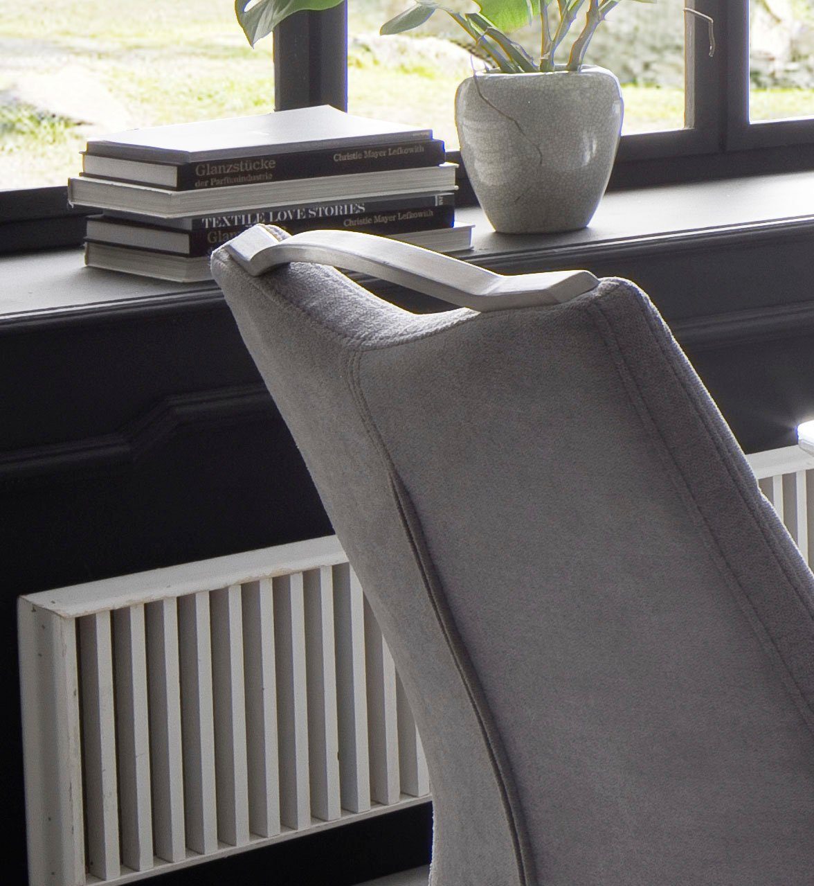 MCA furniture Vrijdragende stoel Ferrera (2-set), comfort zithoogte van ca. 48 cm, schommelstoelen met handgreep (2 stuks)