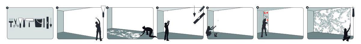 Komar Vliesbehang Digitale print vlies - Feuerzungen - Afmeting 450 x 280 cm (9 stuks)