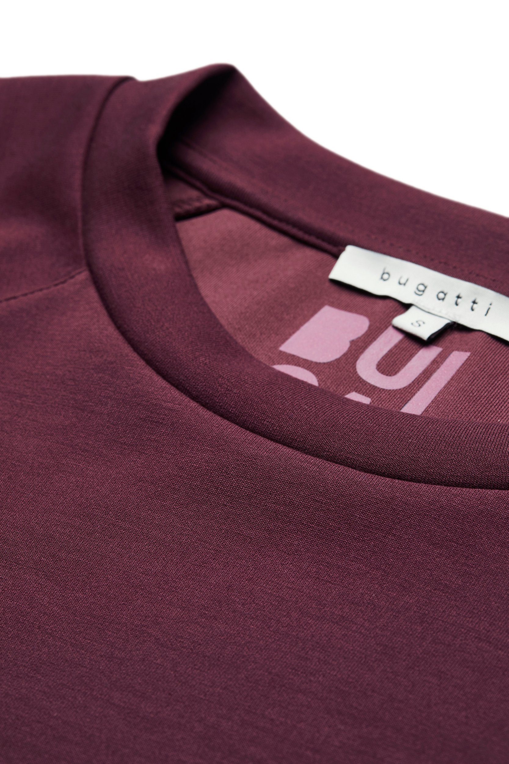 Bugatti Sweatshirt van elastisch modalweefsel