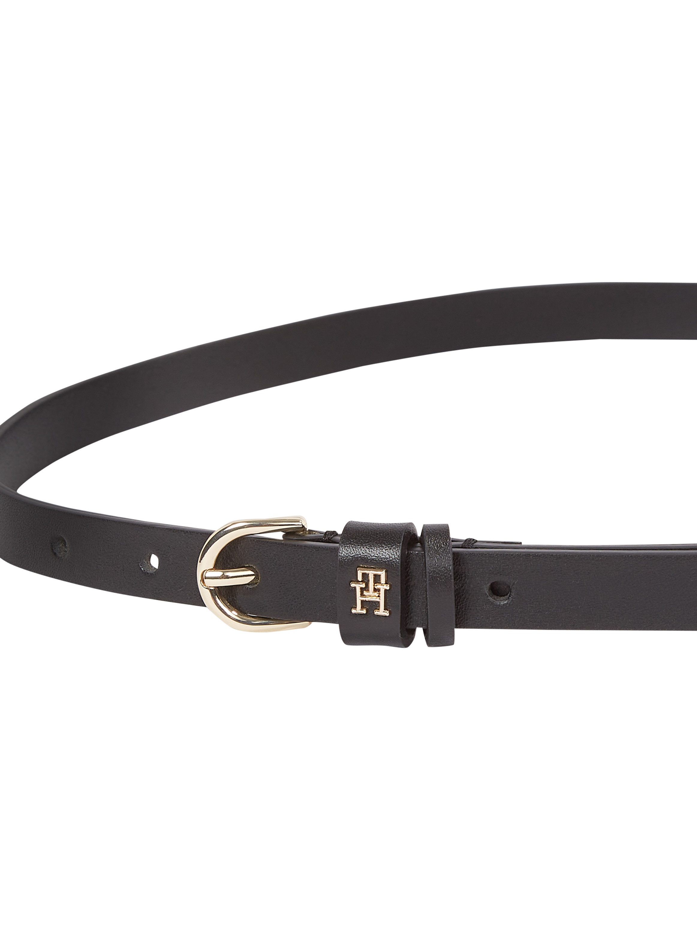 Tommy Hilfiger Leren riem ESSENTIAL EFFORTLESS 1.5 Ovale eenvoudig pin sluiting, logo-embleem