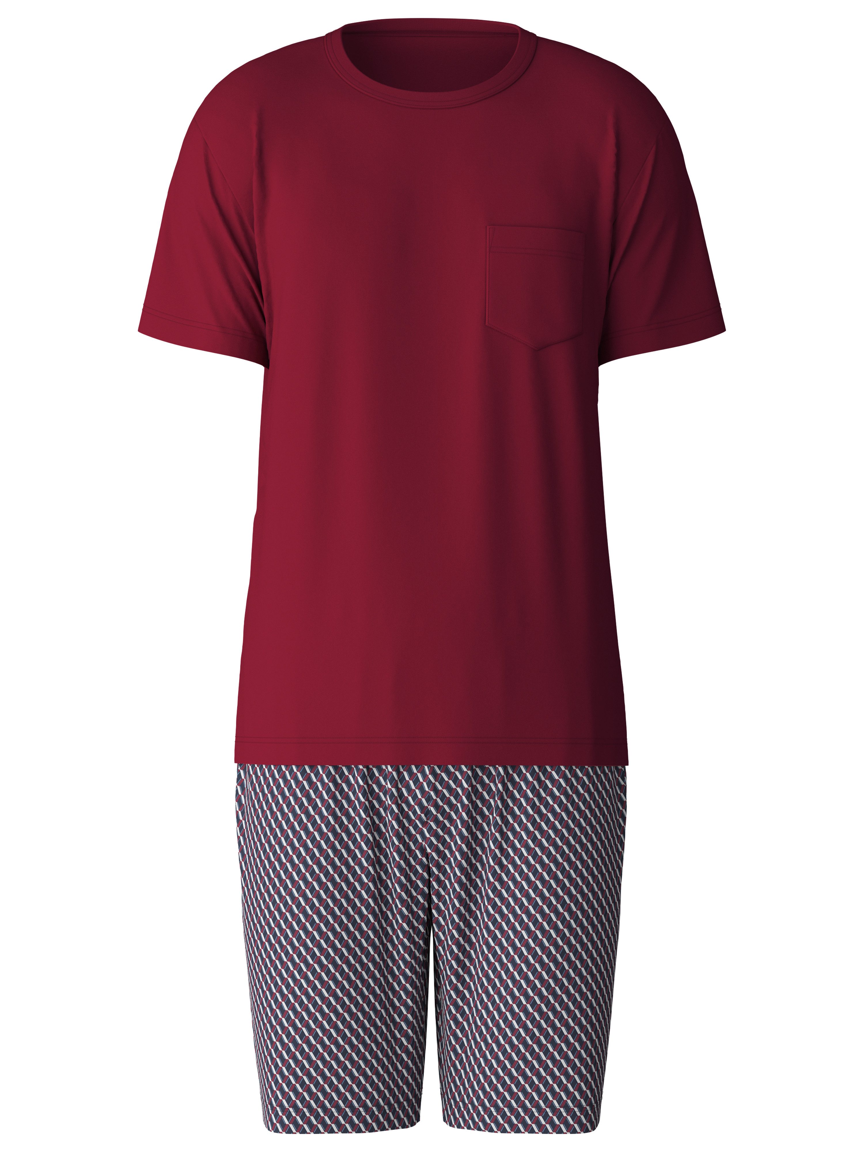 CALIDA Pyjama Relax Imprint met elastische broekband (2-delig)