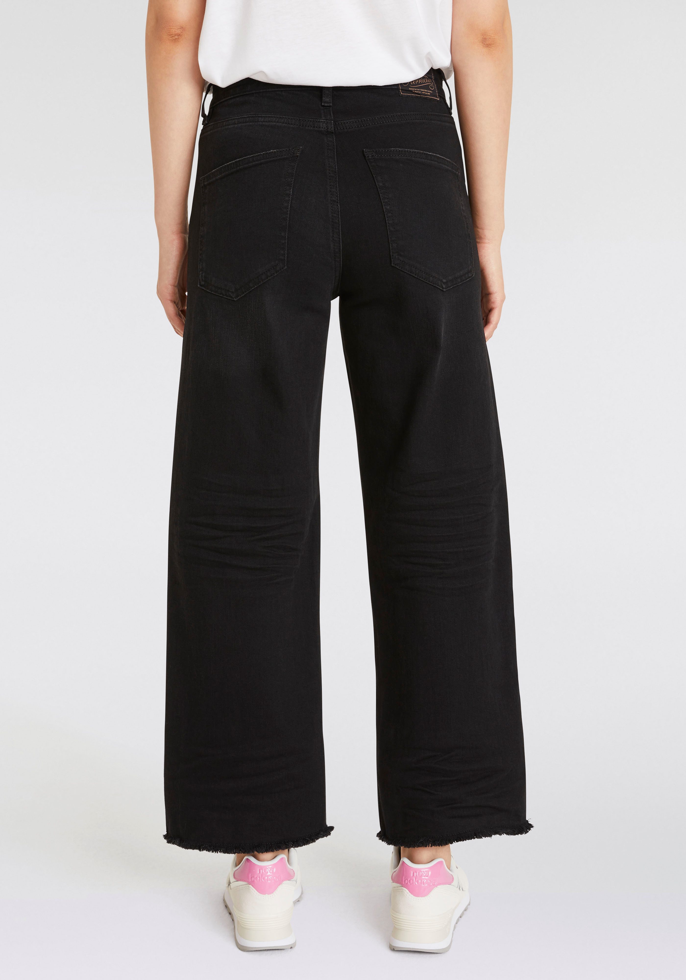 Herrlicher Straight jeans Mäze Sailor Recycled Denim Black Stretch