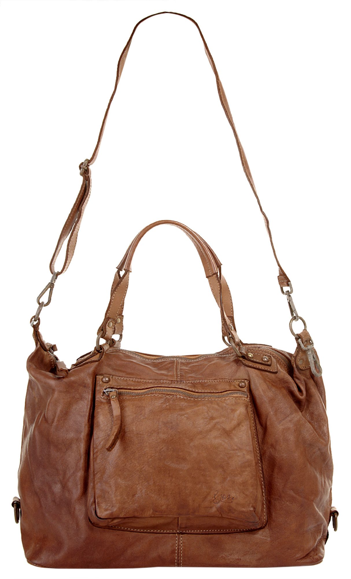 X-Zone Shopper echt leer, made in italy